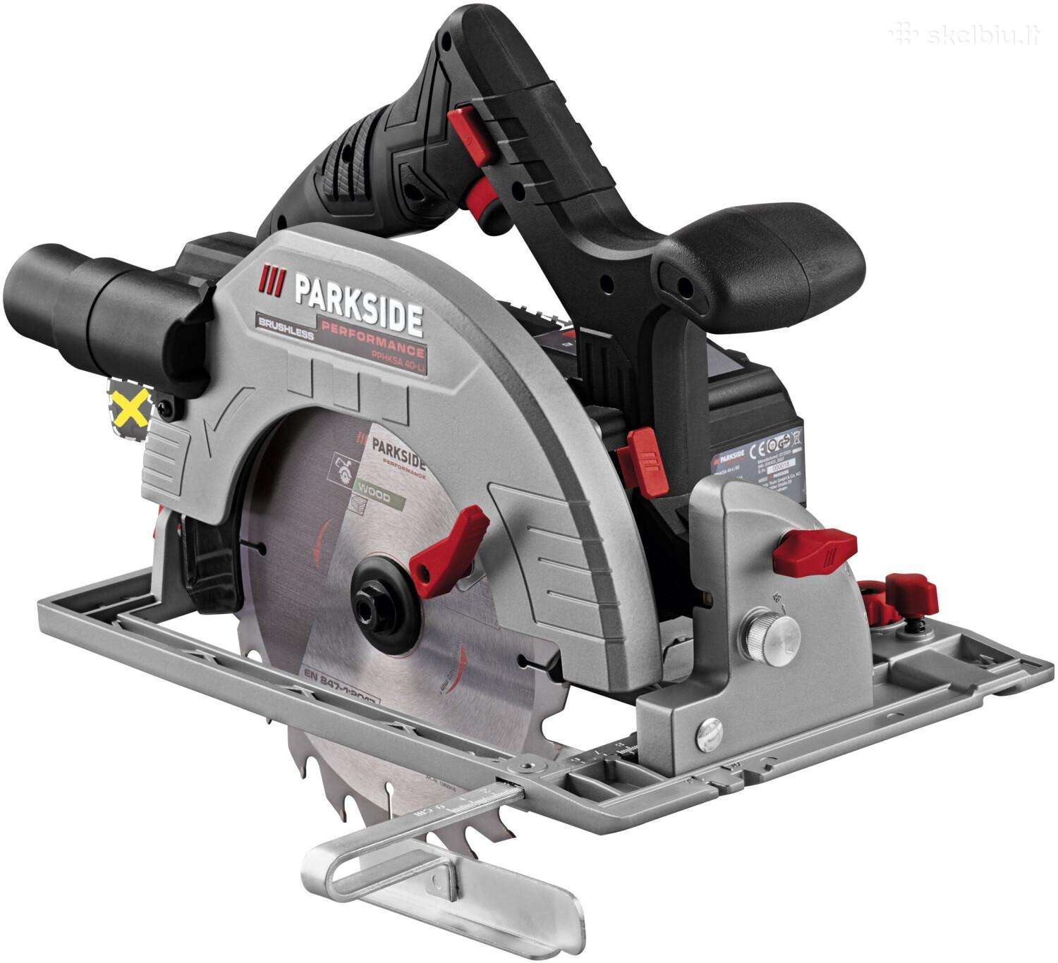 Parkside Performance akumuliatorinis 40v diskinis