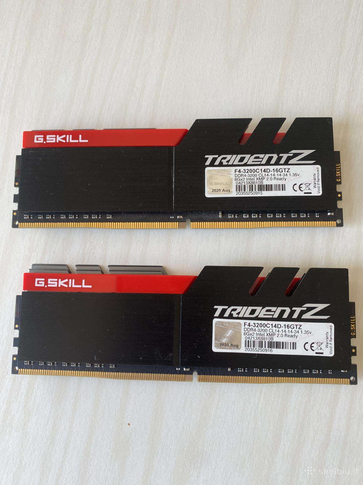 G.skill 2x8gb 3200mhz B-die