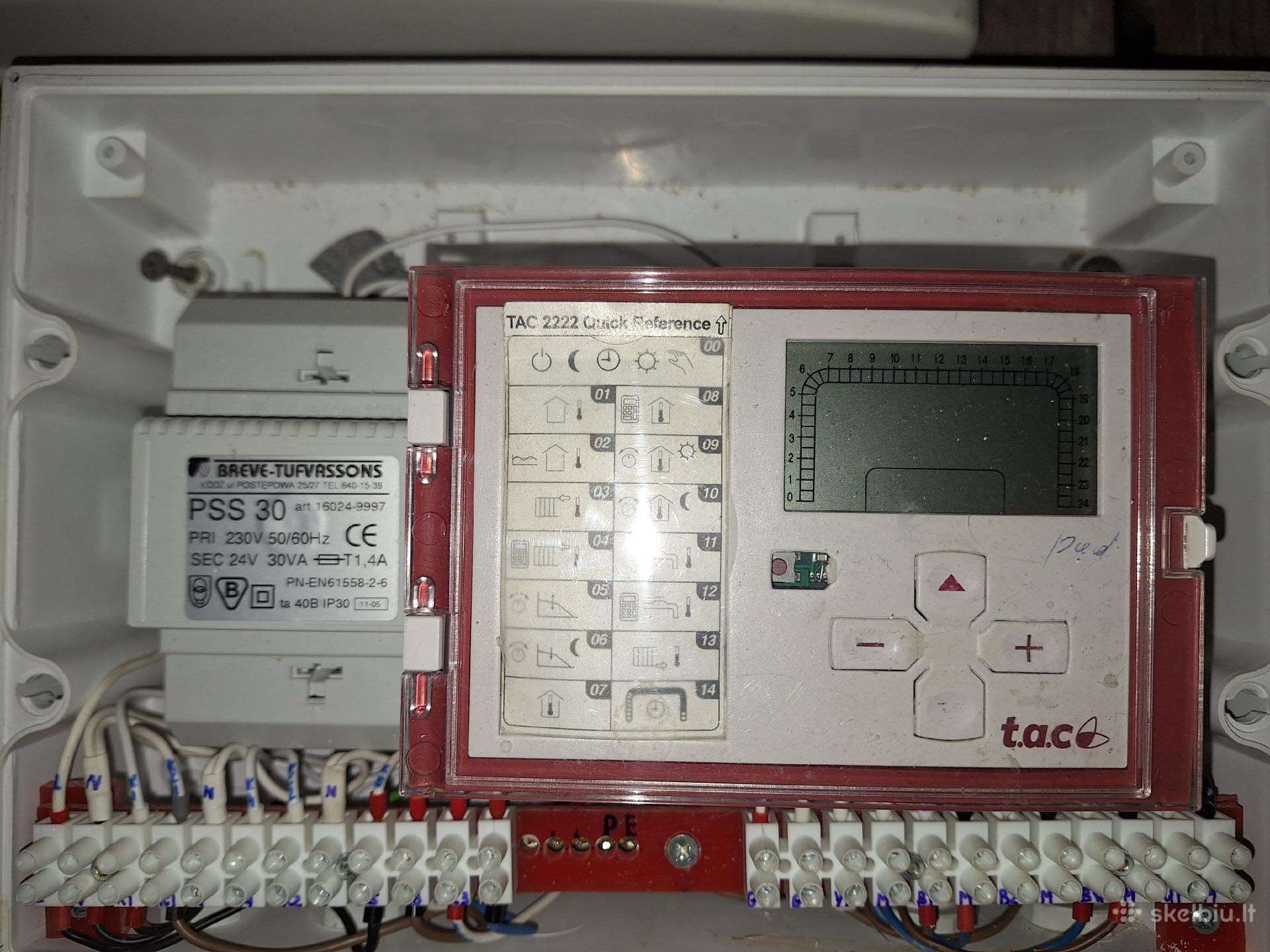 Tac 2222 šilumos punkto elektroninis valdiklis