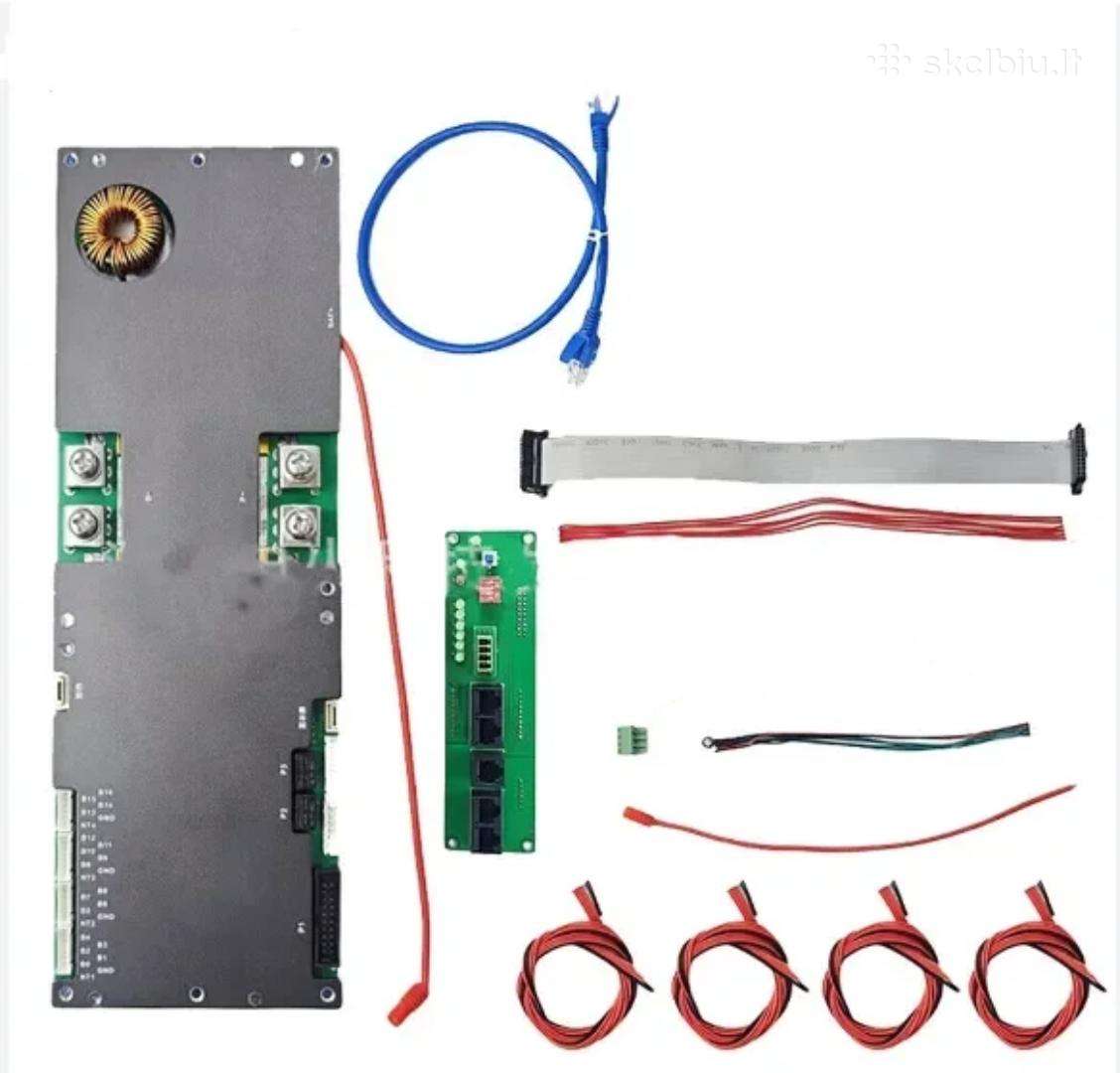 Bms Jk pb2a16s15p laidu komplektas + ekranas