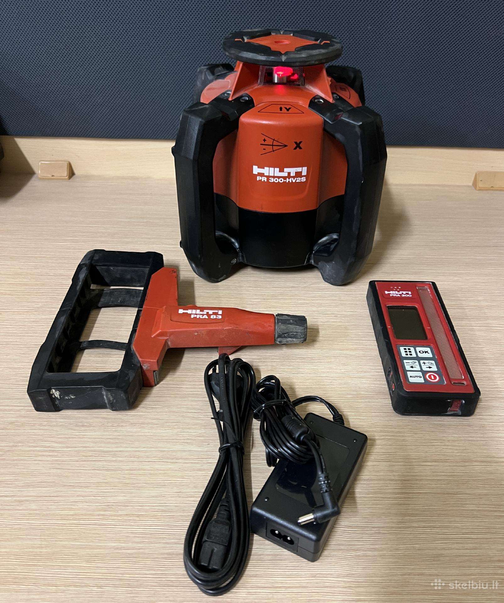 Hilti nivelyrai : Pr2-hs, Pr30-hvs, Pr300-hv2s