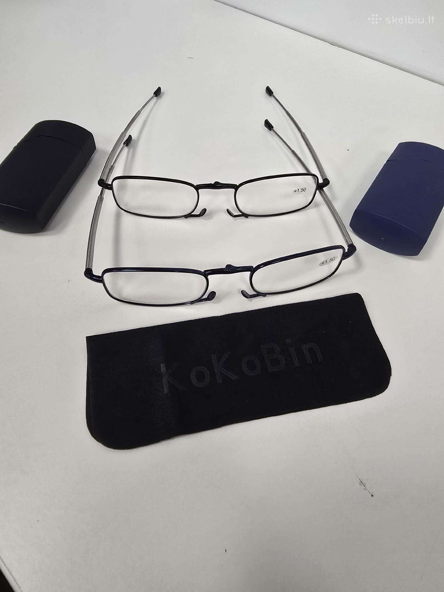2 vnt. Kokobin +1,50 skaitymo akiniai