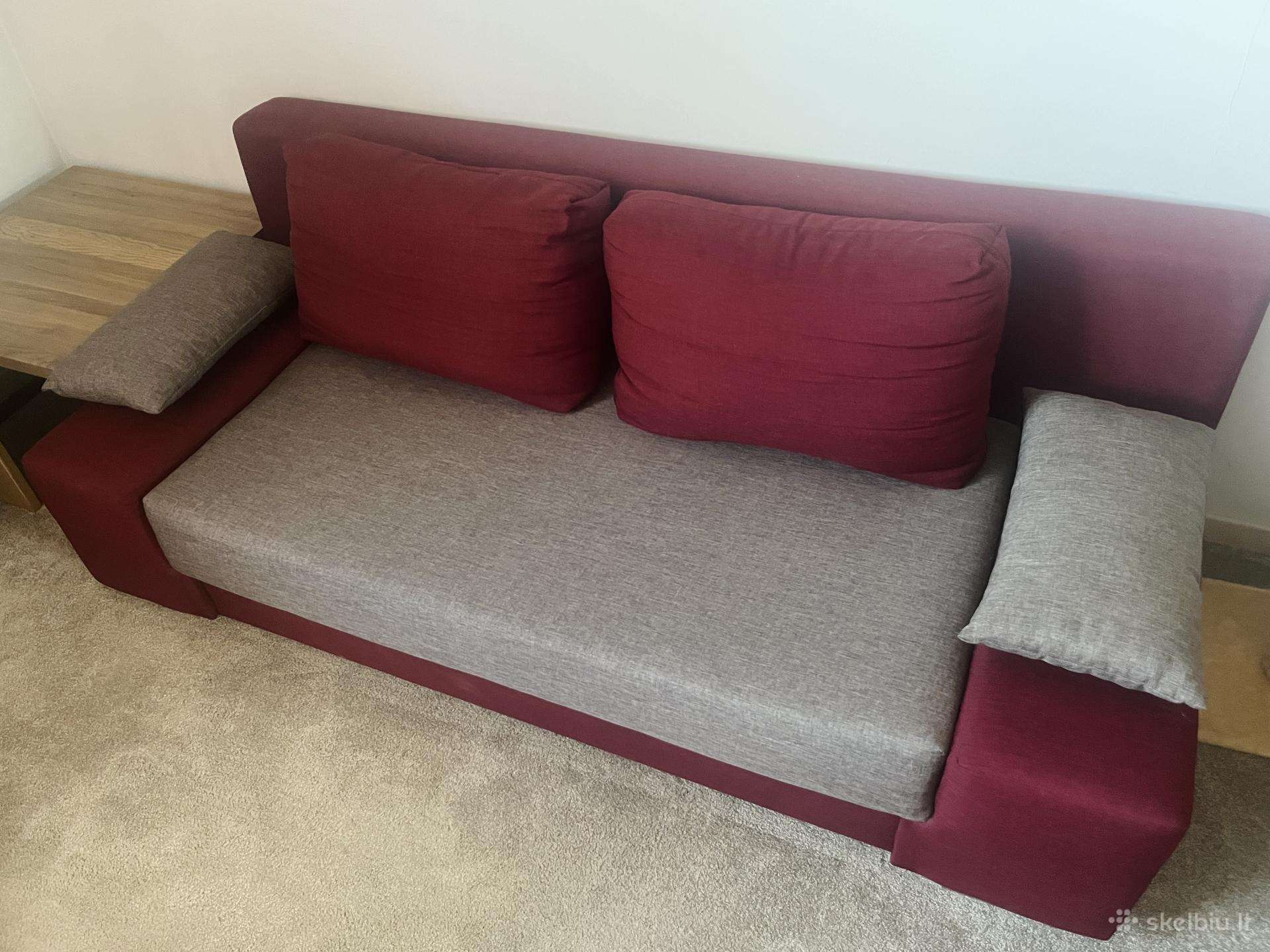 Sofa lova 190cm kokybiska ir tvarkinga