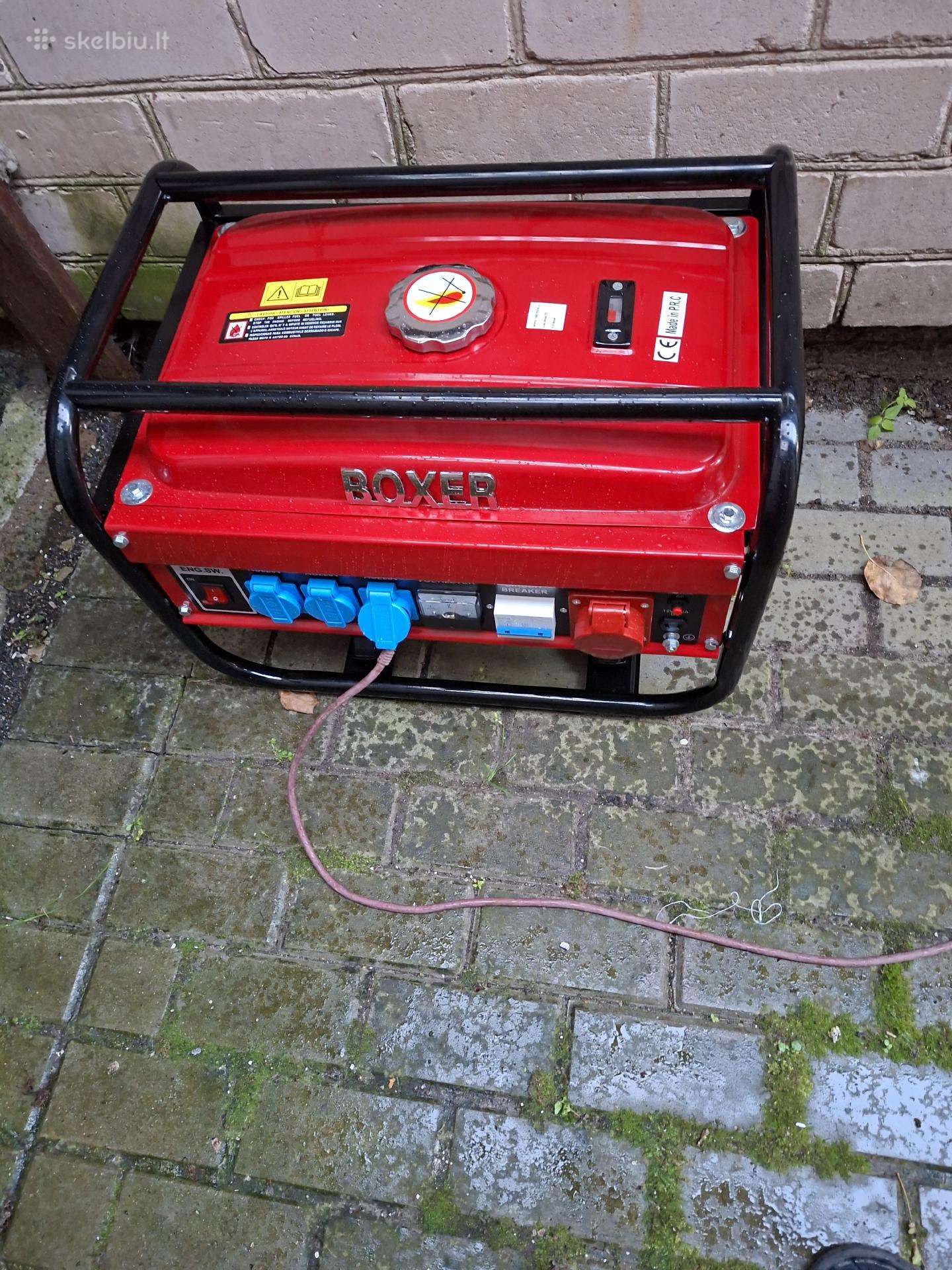Generatorius 3500w. Naudatas 10val.250€