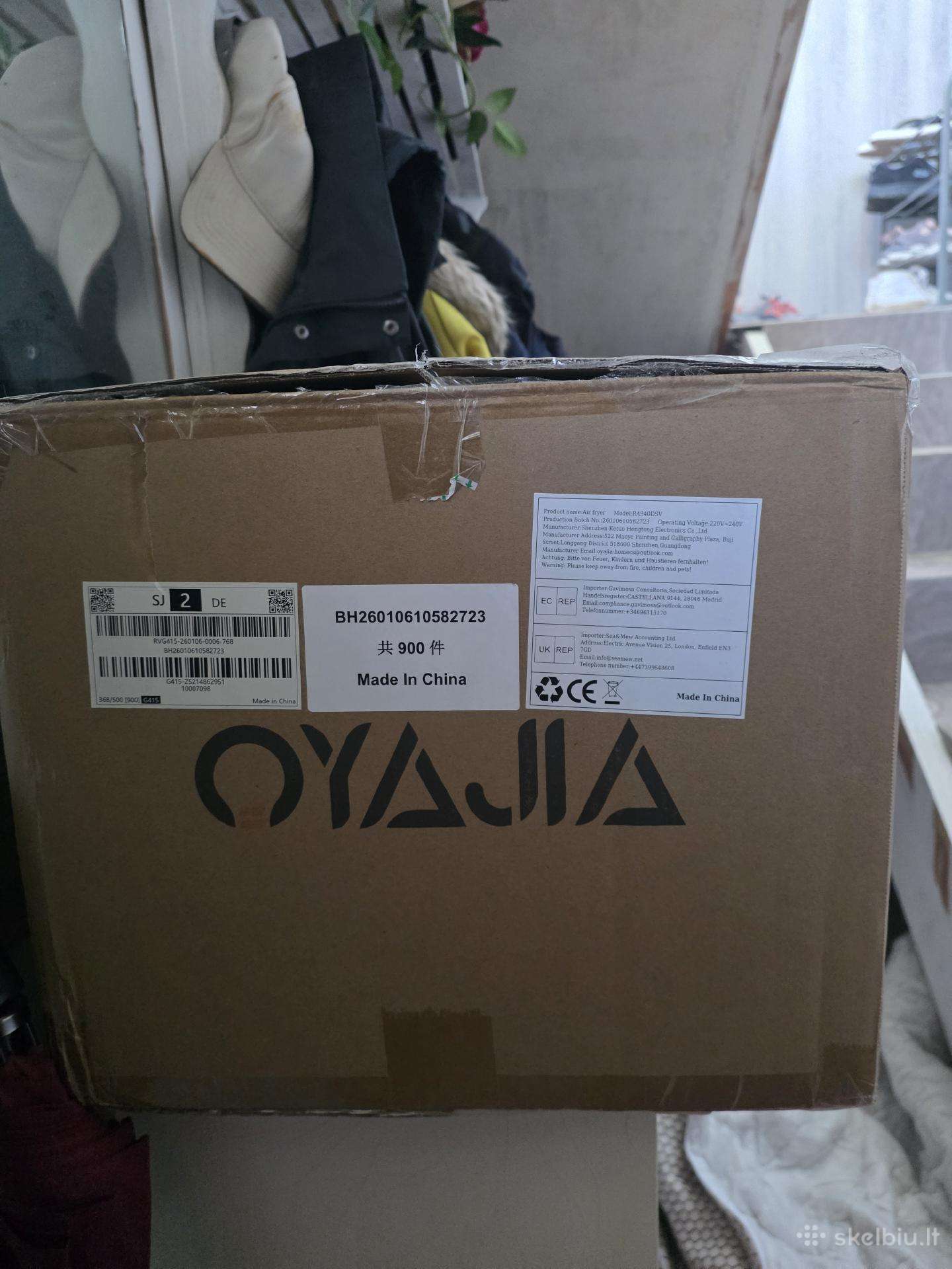 Nauja dviejų skyrių 11l karšto oro gruzdintuvė