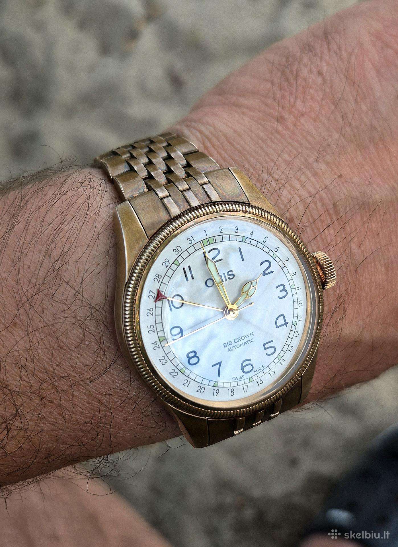 Oris Big crown pointer date father time.limited