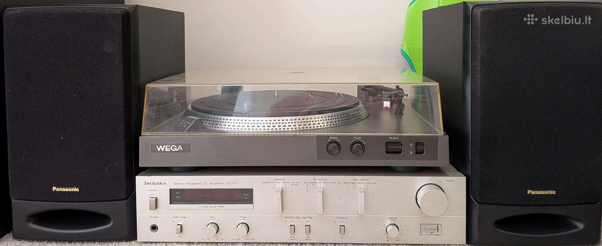 Vintažinis Hi-fi Plokštelių Grotuvo Komplektas