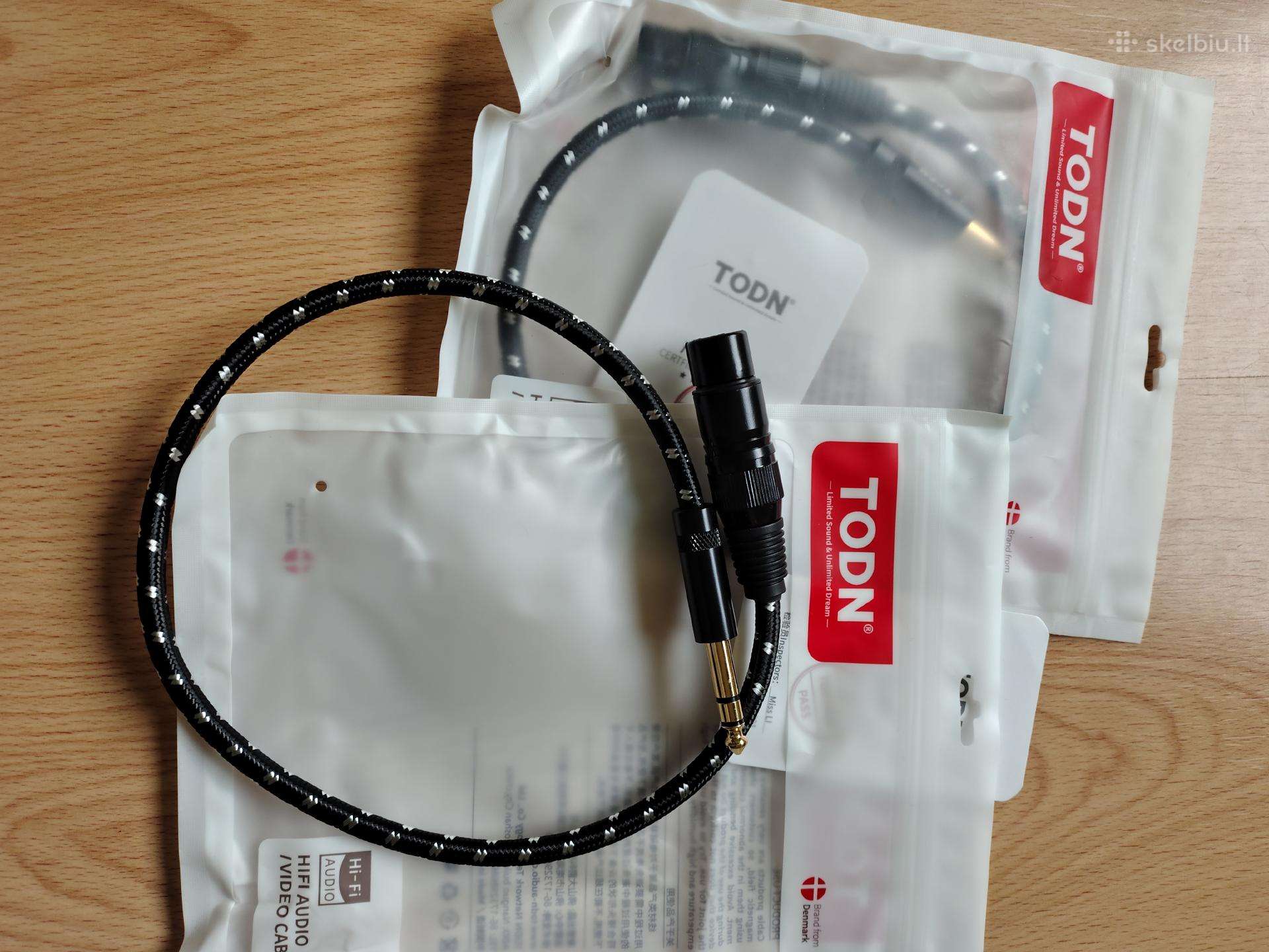 Balansinis garso kabelis,xlr – 6,35 mm Jack