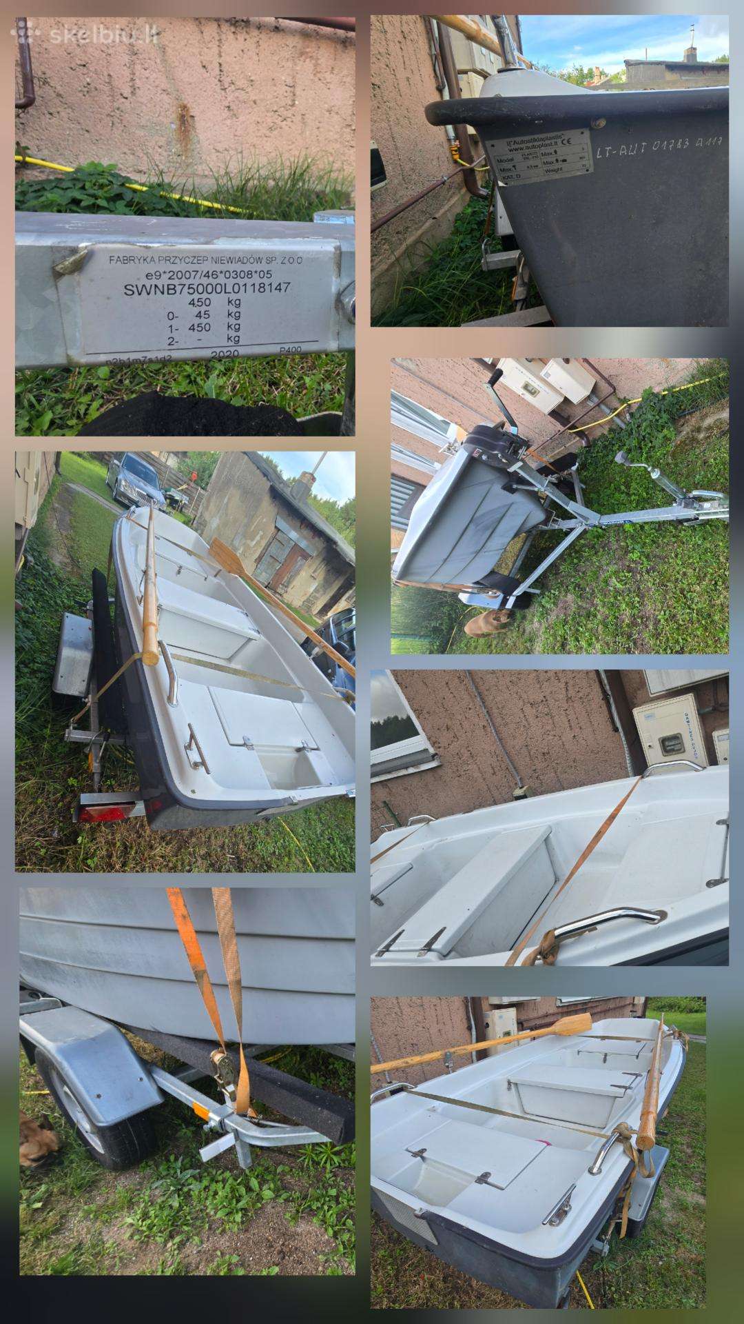 Parduodama valtis su priekaba – 1400 €
