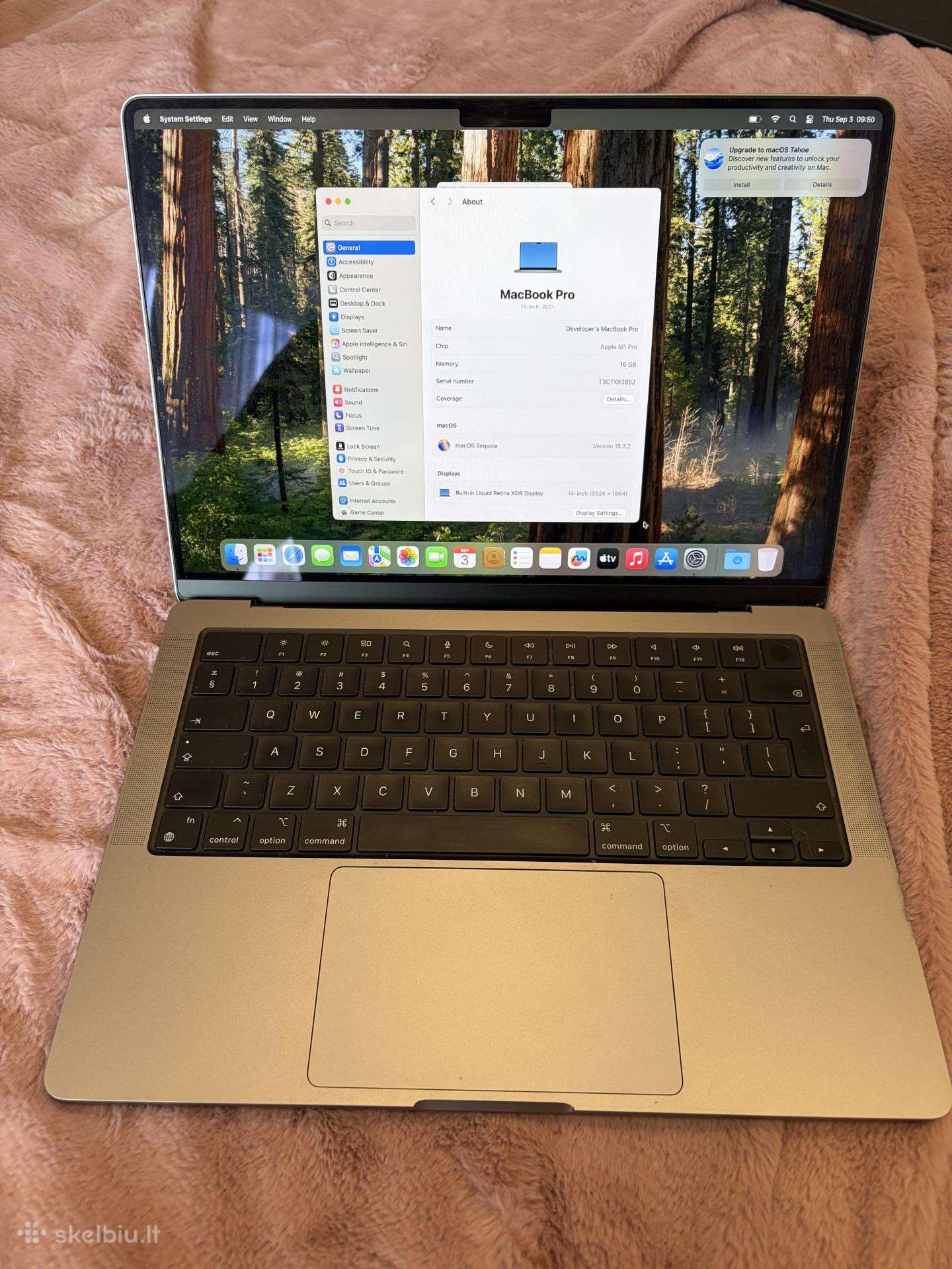 MacBook Pro 14 M1, 16gb RAM, 512ssd