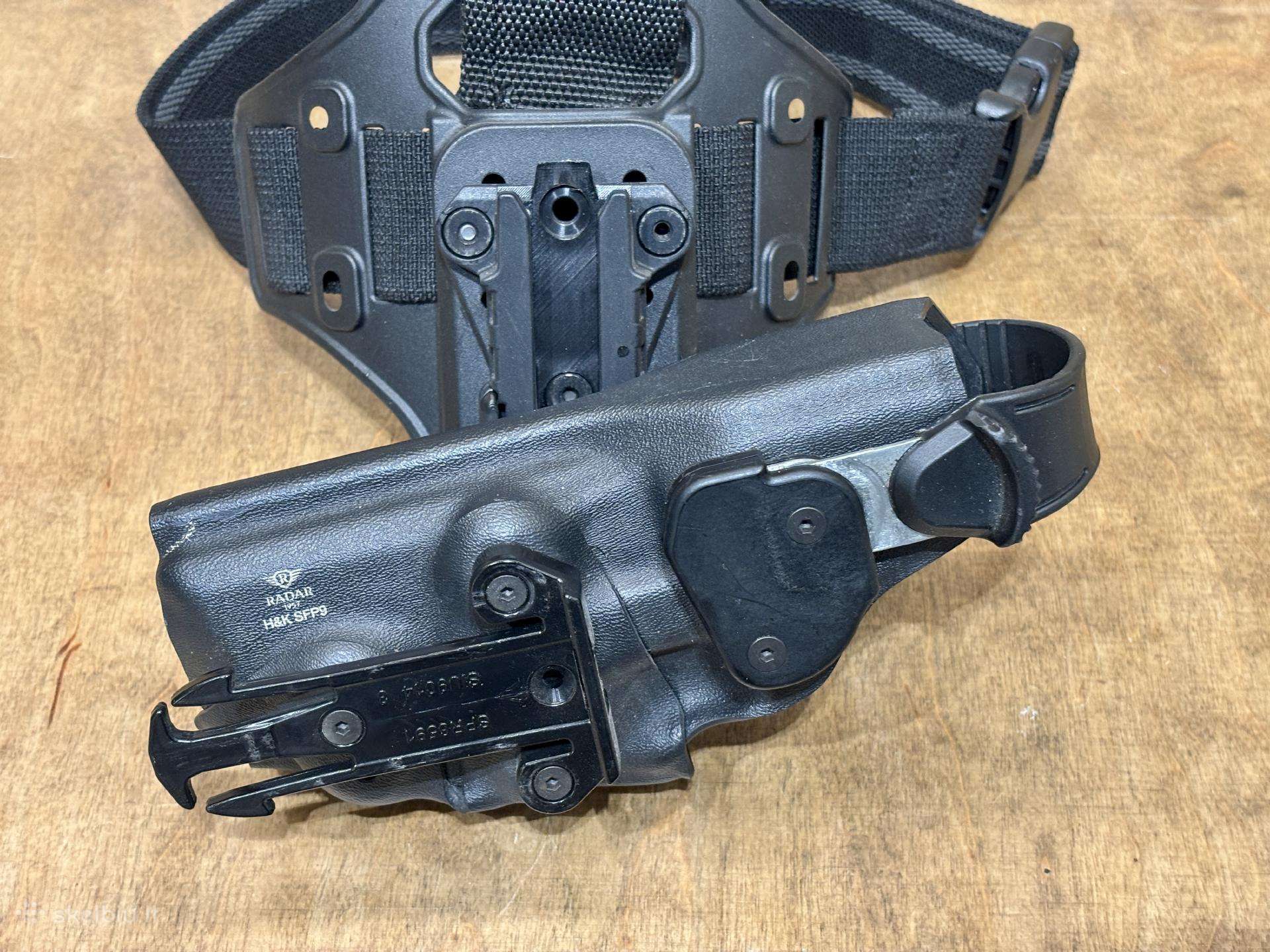 Radar gamintojo H&k Sfp9 (Vp9) pistoletui dėklas