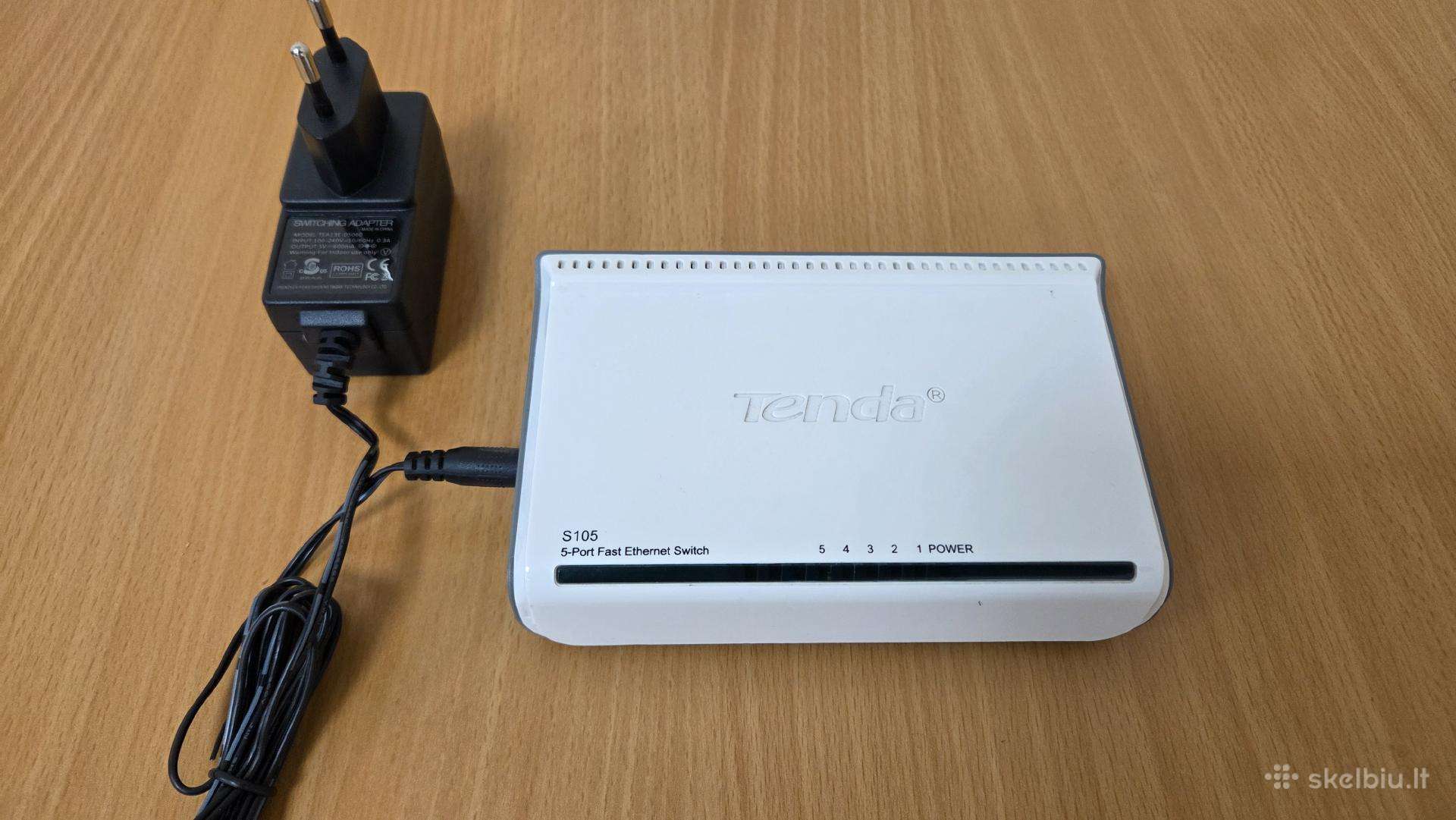 Tenda S105 5 portų tinklo komutatorius (Switch)