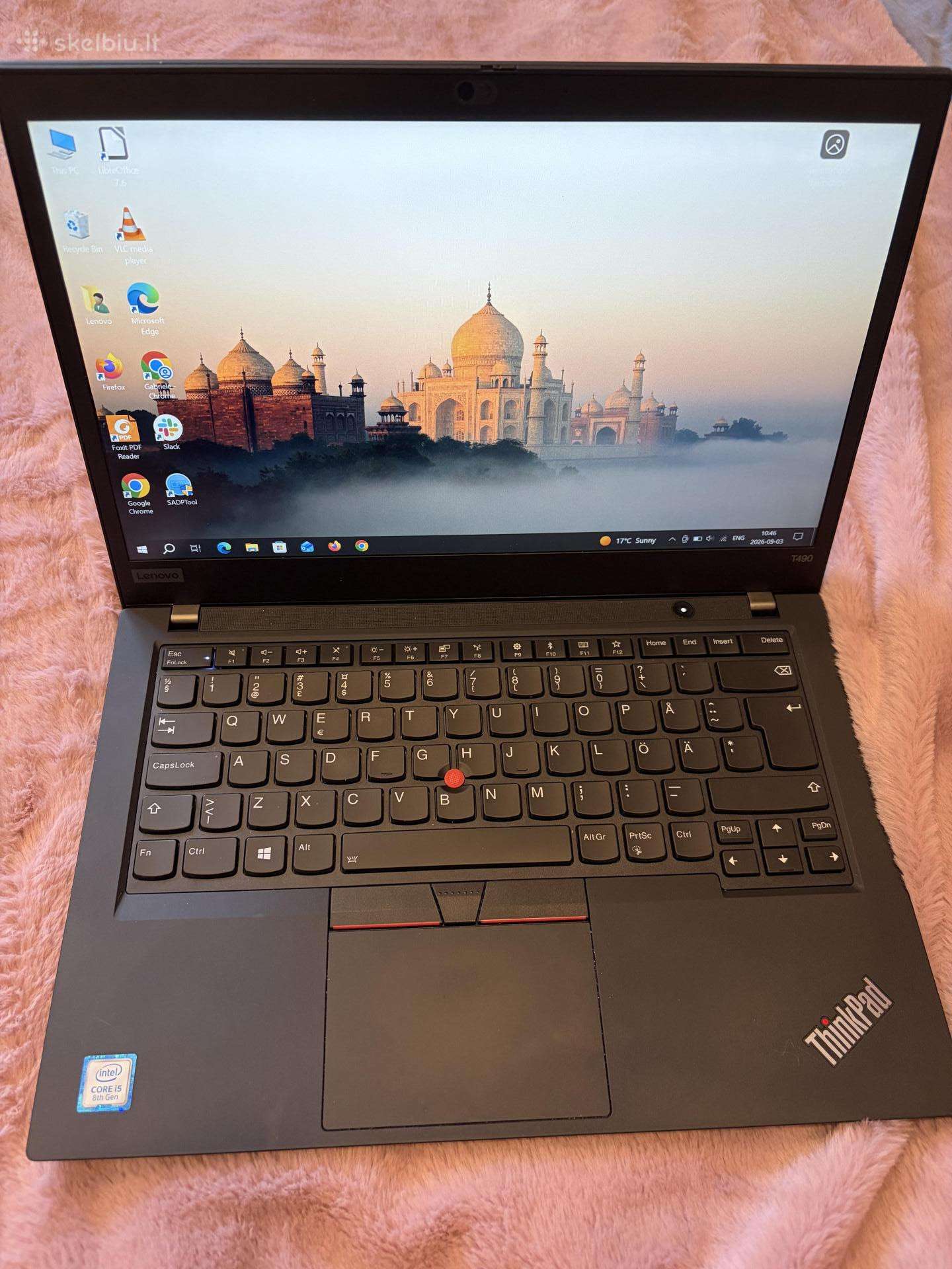 Lenovo T490 i5-8265u, 16gb, 256ssd