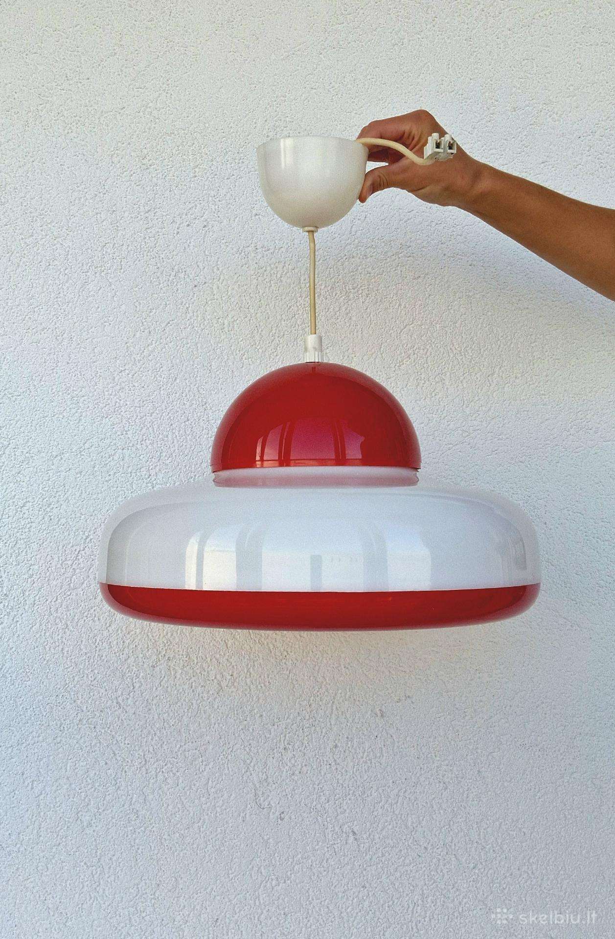Kolekcinis vintažinis Estoplast šviestuvas