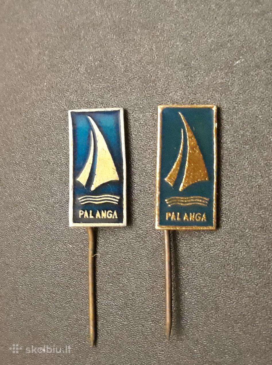 Lietuva Palanga 2vnt 'sidabrinis' ir 'auksinis'