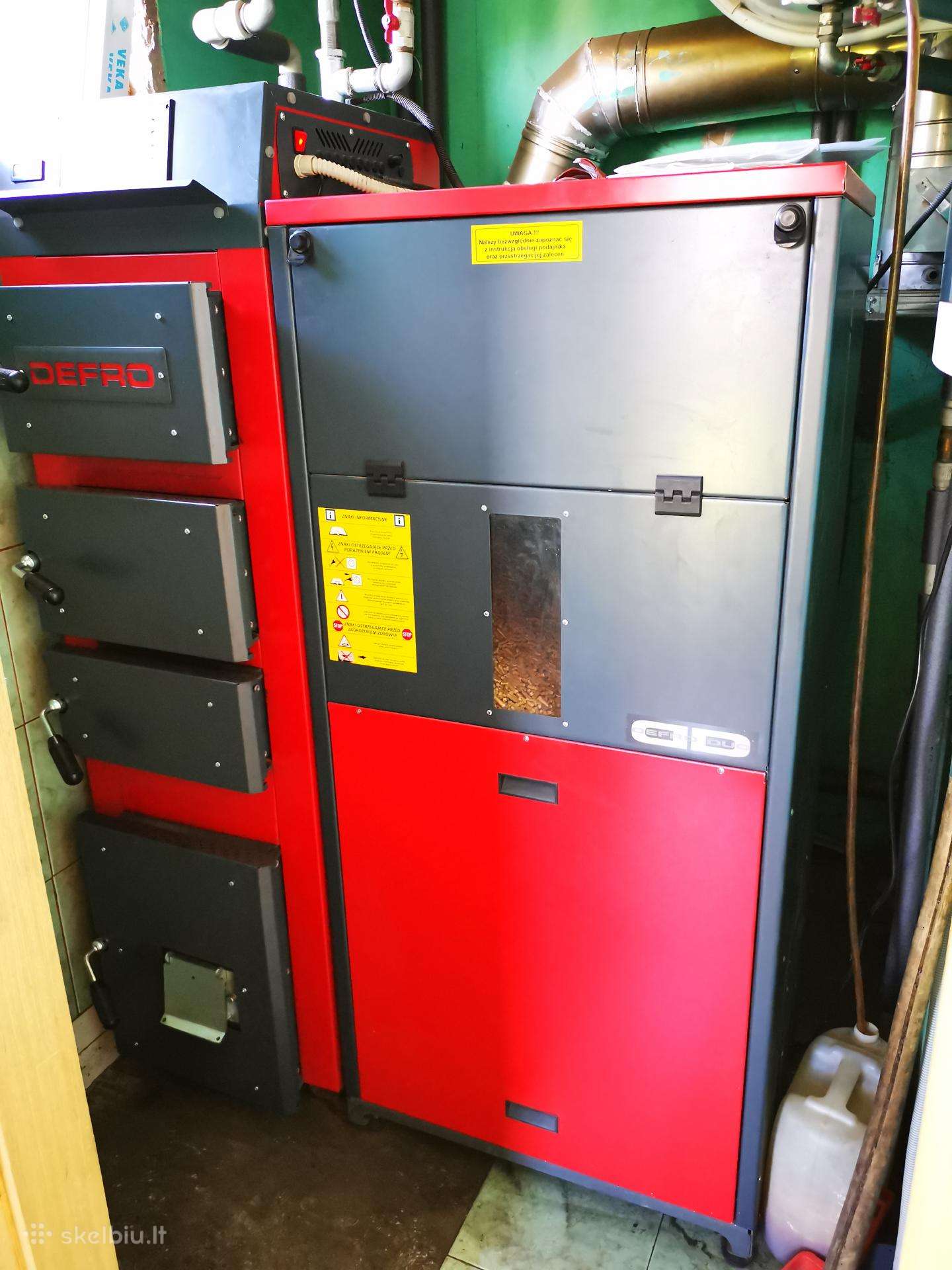 Defro Duo Pellet 15 kw – granulinis katilas.