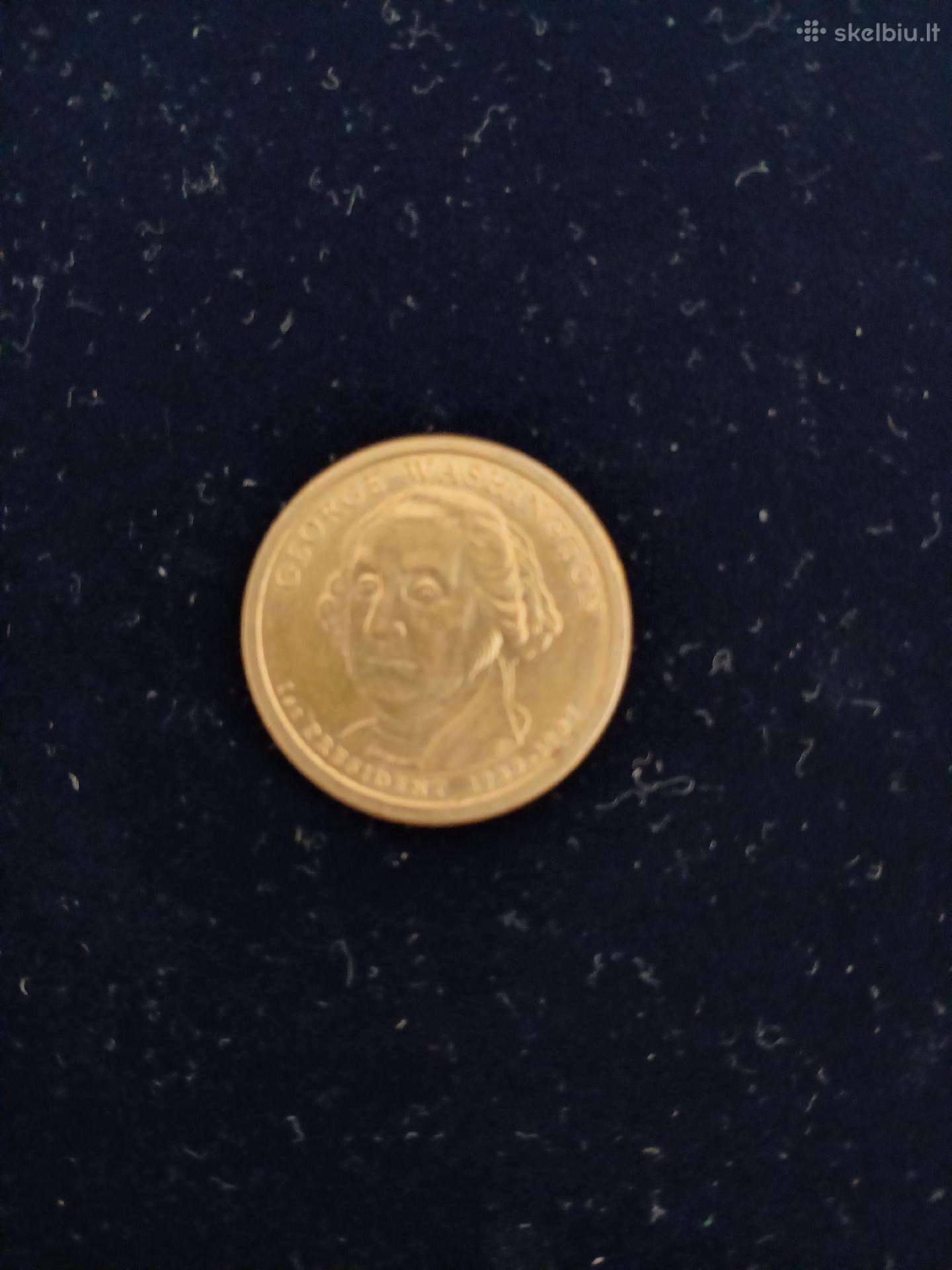 JAV 1 doleris James Madison