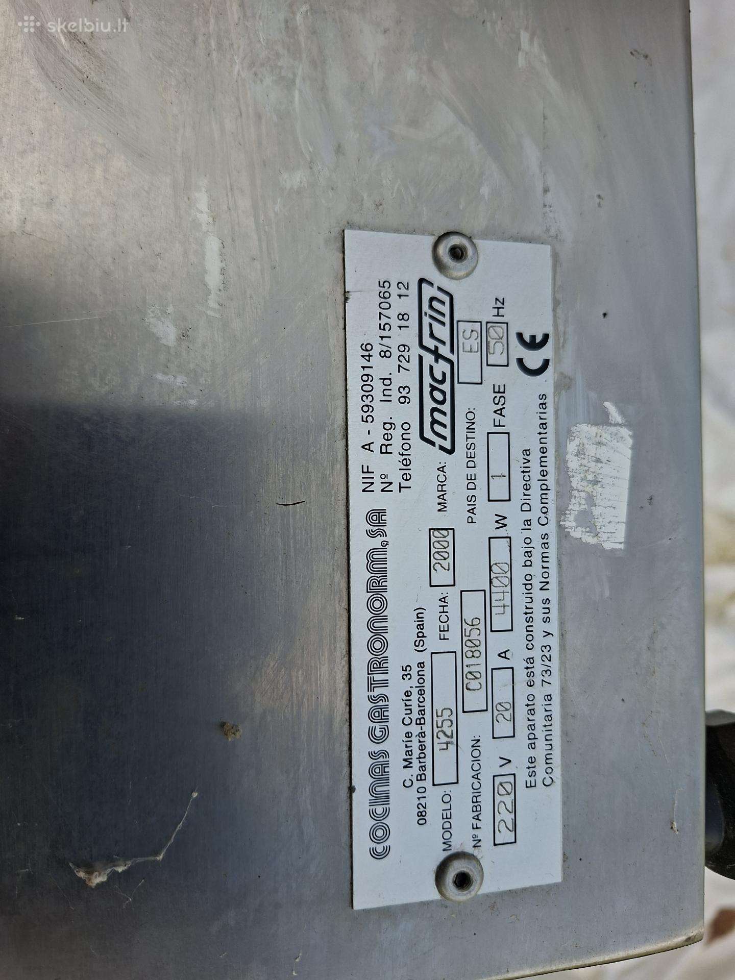 Macfrin elektrinis kaitinimo įrenginis