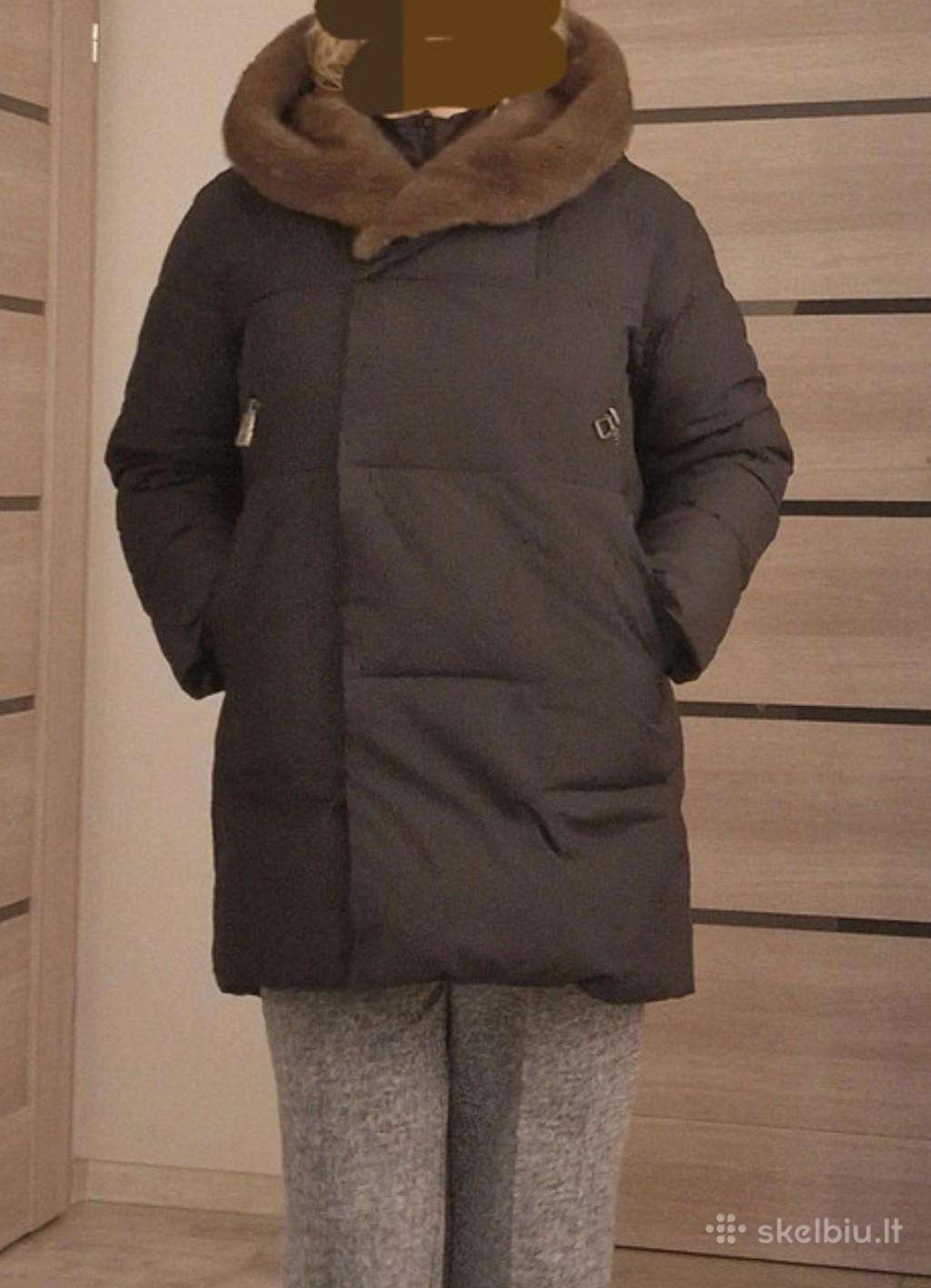Žieminė striukė su gobtuvu