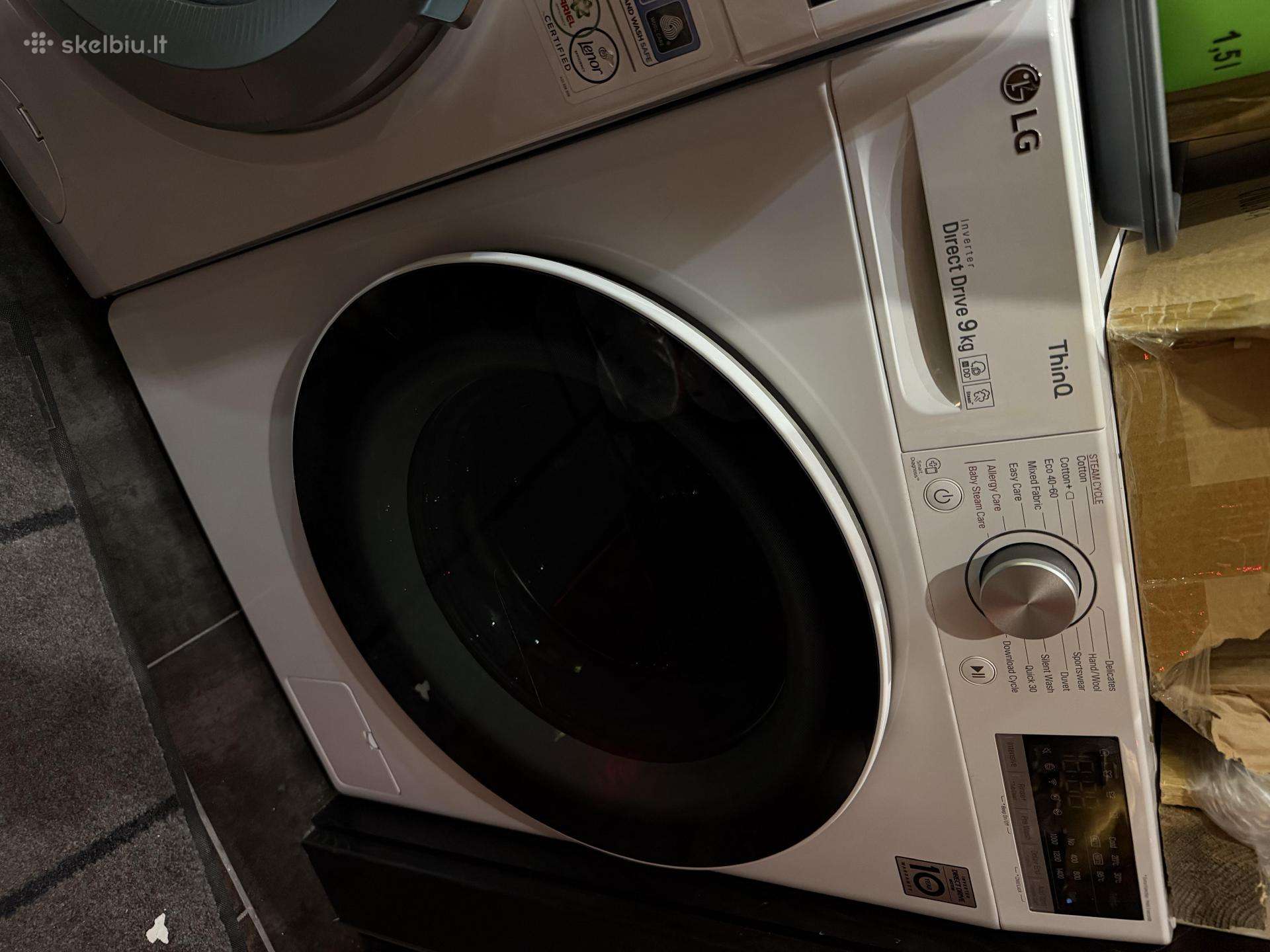 LG Thinq direct drive 9kg ,gumos defektas