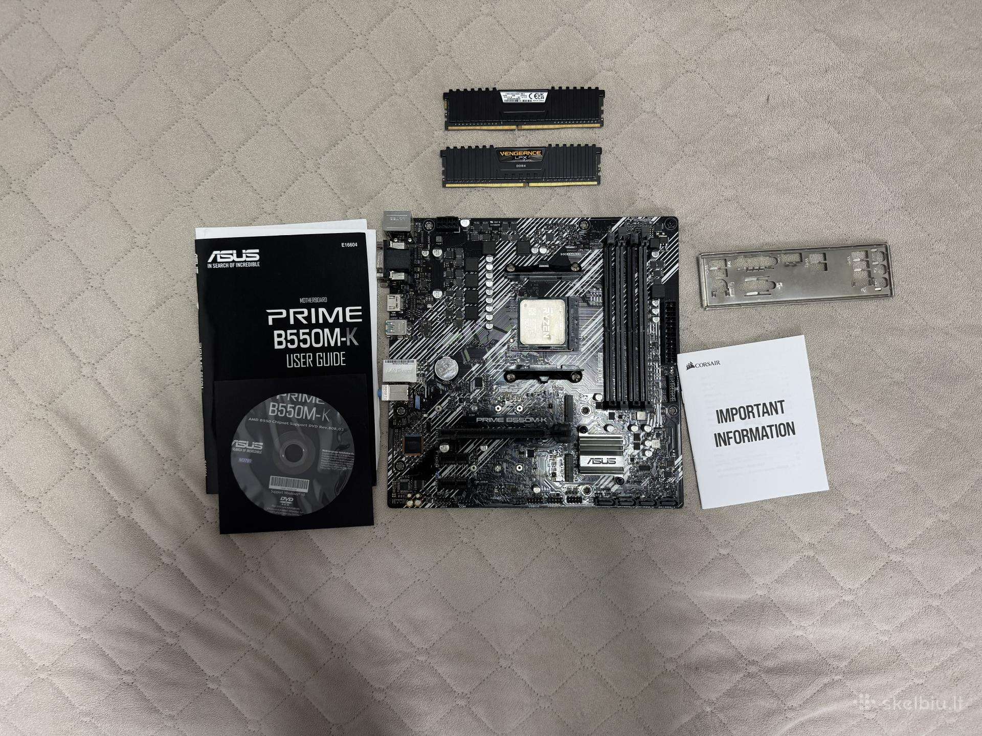 Cpu+RAM+mobo (5600x + 16gb + b550m)