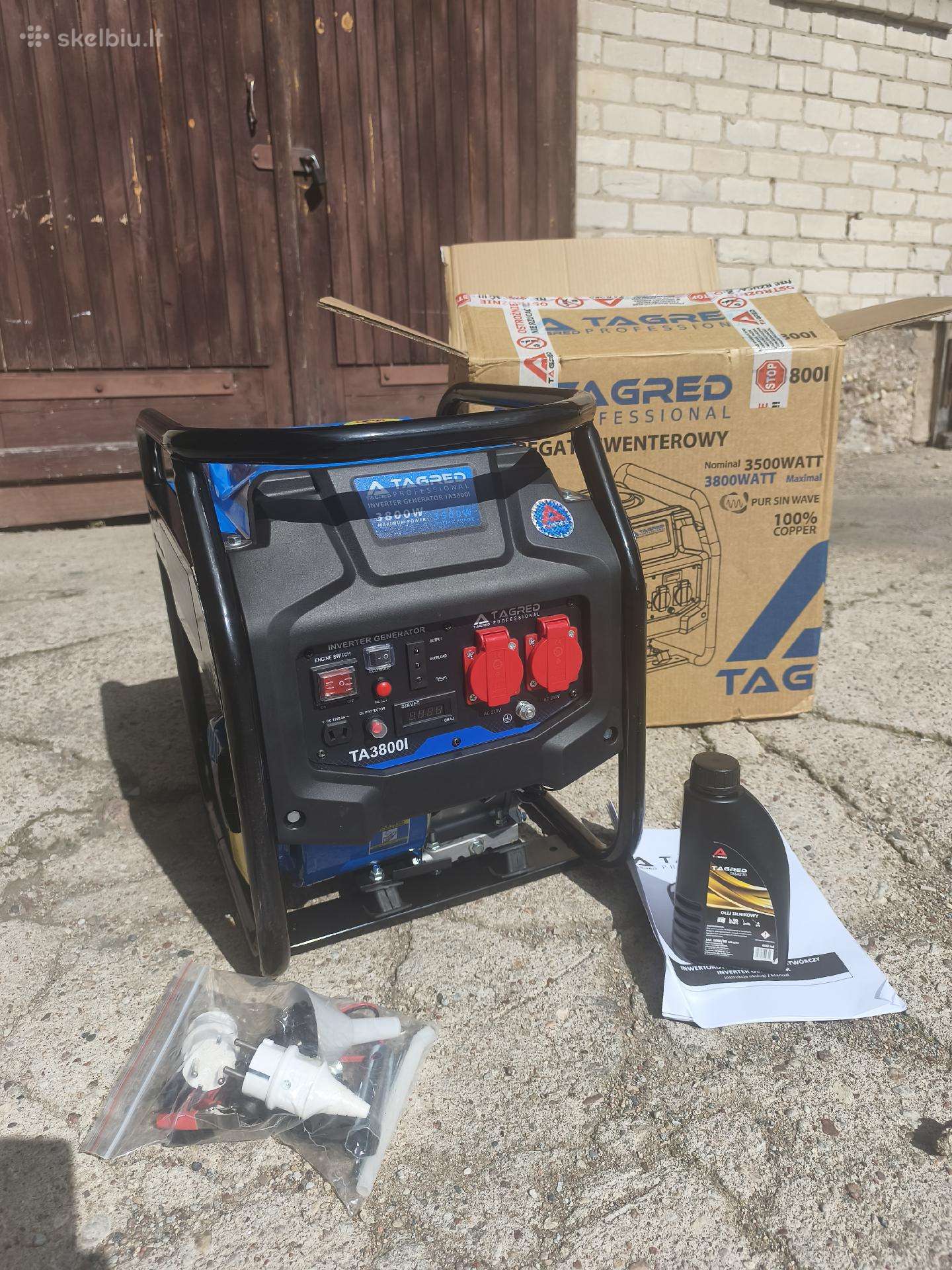 Inverterinis benzininis generatorius 3.8kw