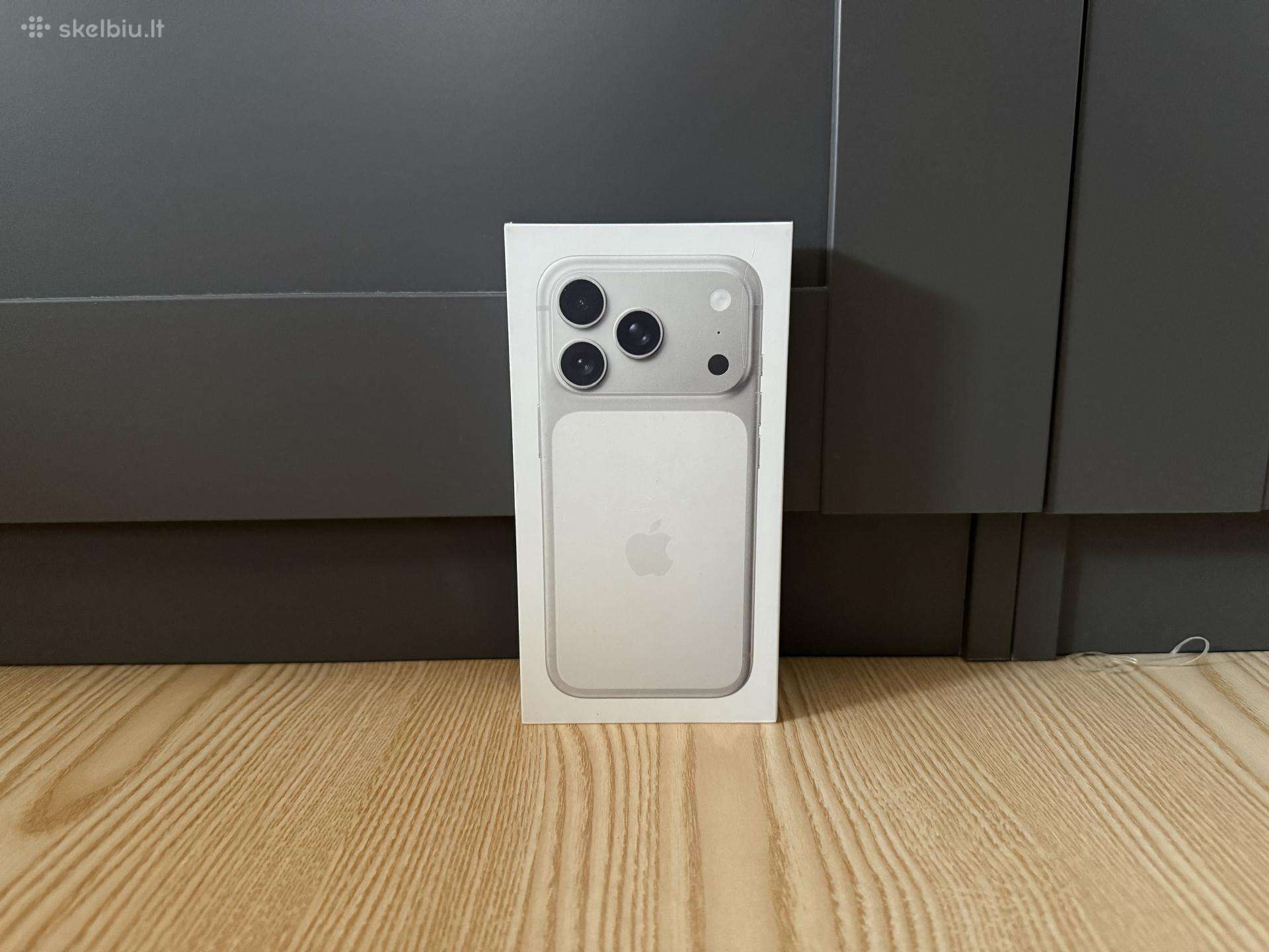 Naujas iPhone 17 Pro 256gb Silver spalvos