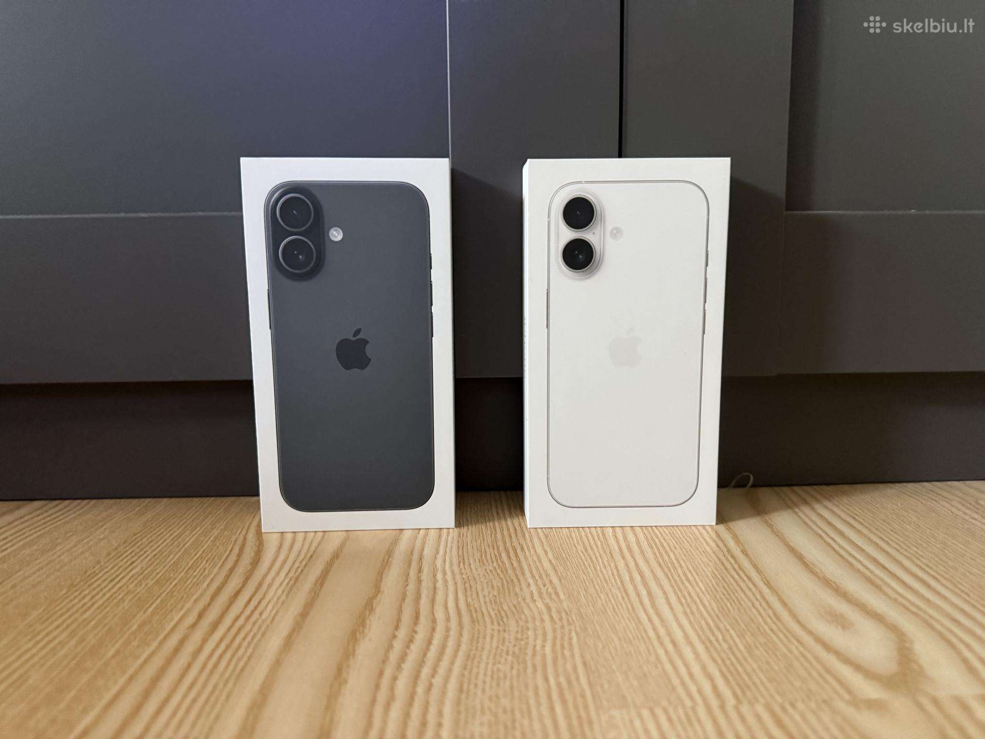 Nauji iPhone 17 256gb black ir white spalvu