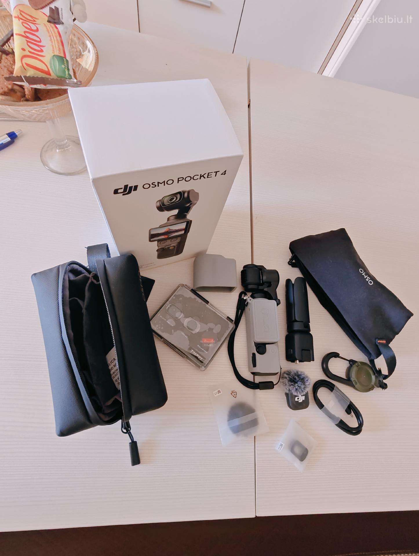 Keičiu Osmo pocket 4 creator 2m draudimas