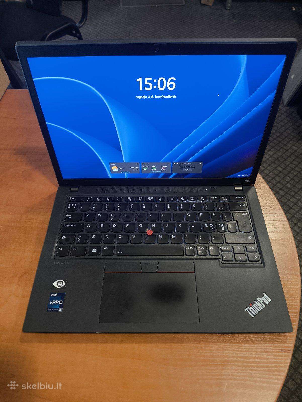 Thinkpad X13 i5-1245u 16gb Ddr5 256gb 15%
