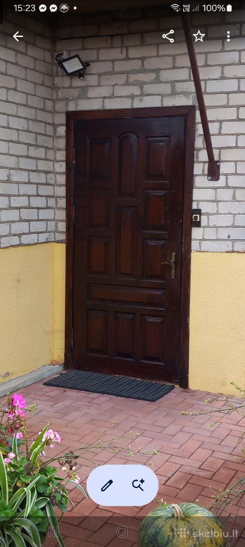 Naudotos medinės šiltintos durys Šiauluose