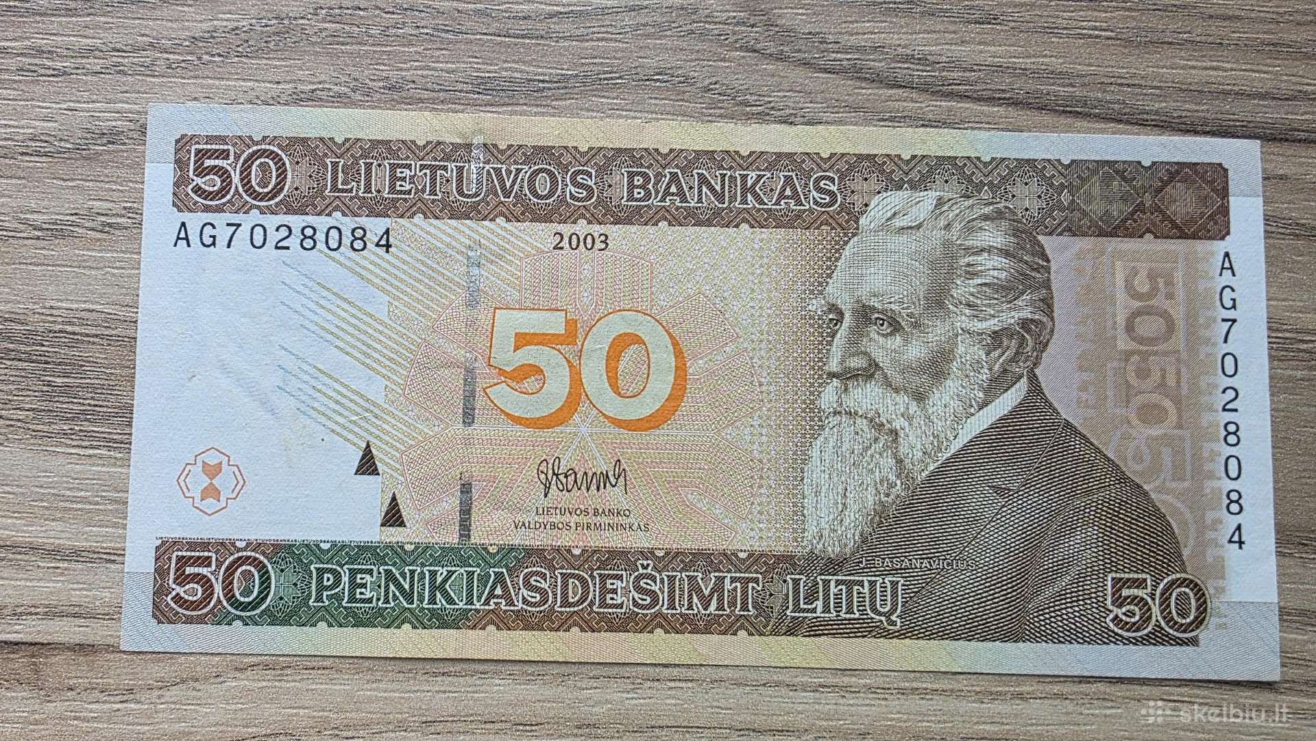 2003 metų 50 litų