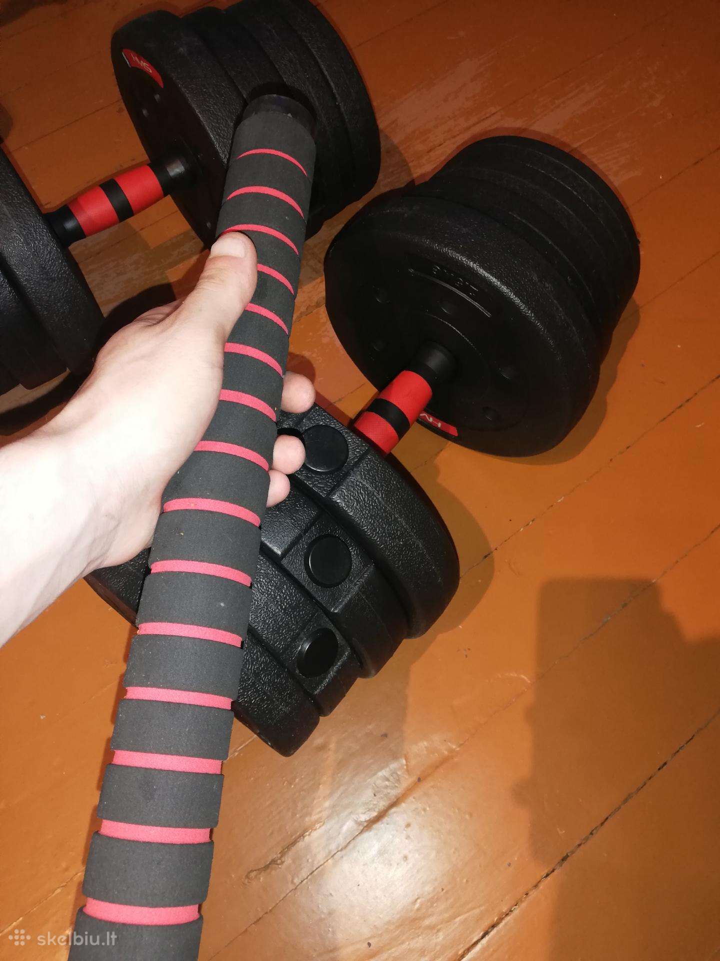 Sujungiami ir surenkami hanteliai