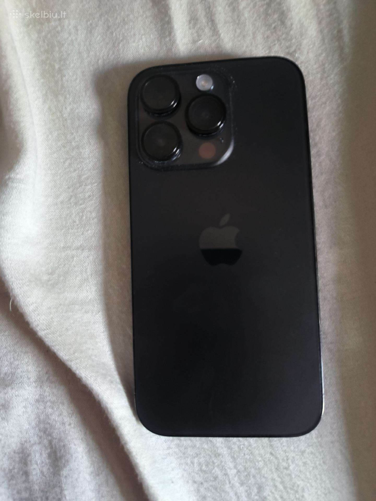 iPhone 14 pro su dekliuku ir stikliuku