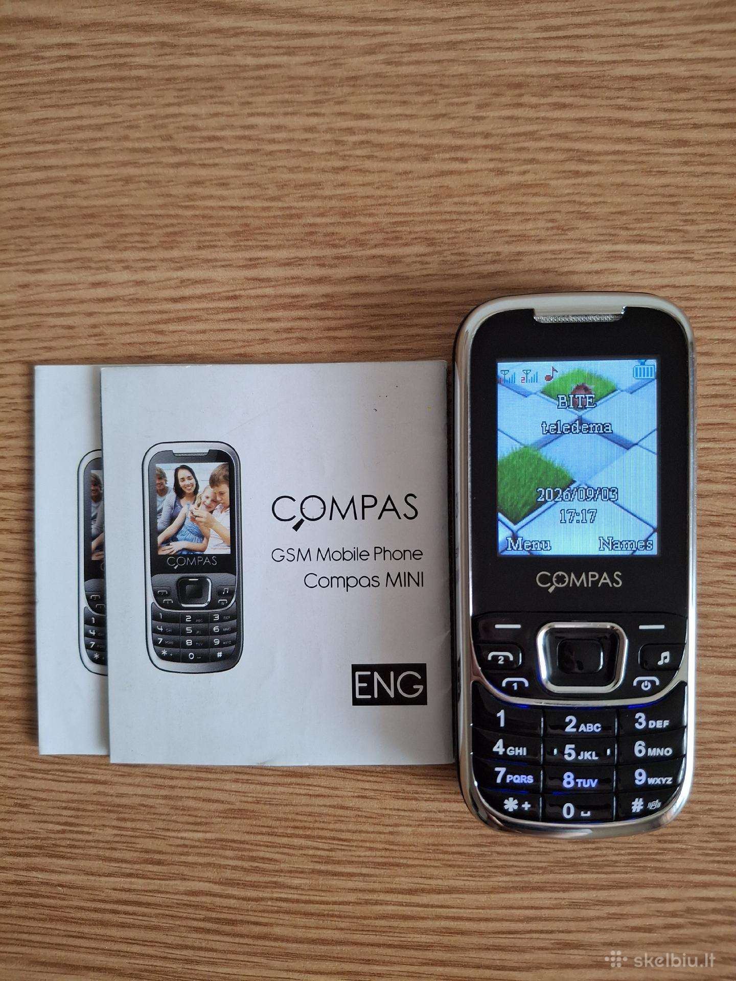 Compas Mini, naujas, pilnas komplektas