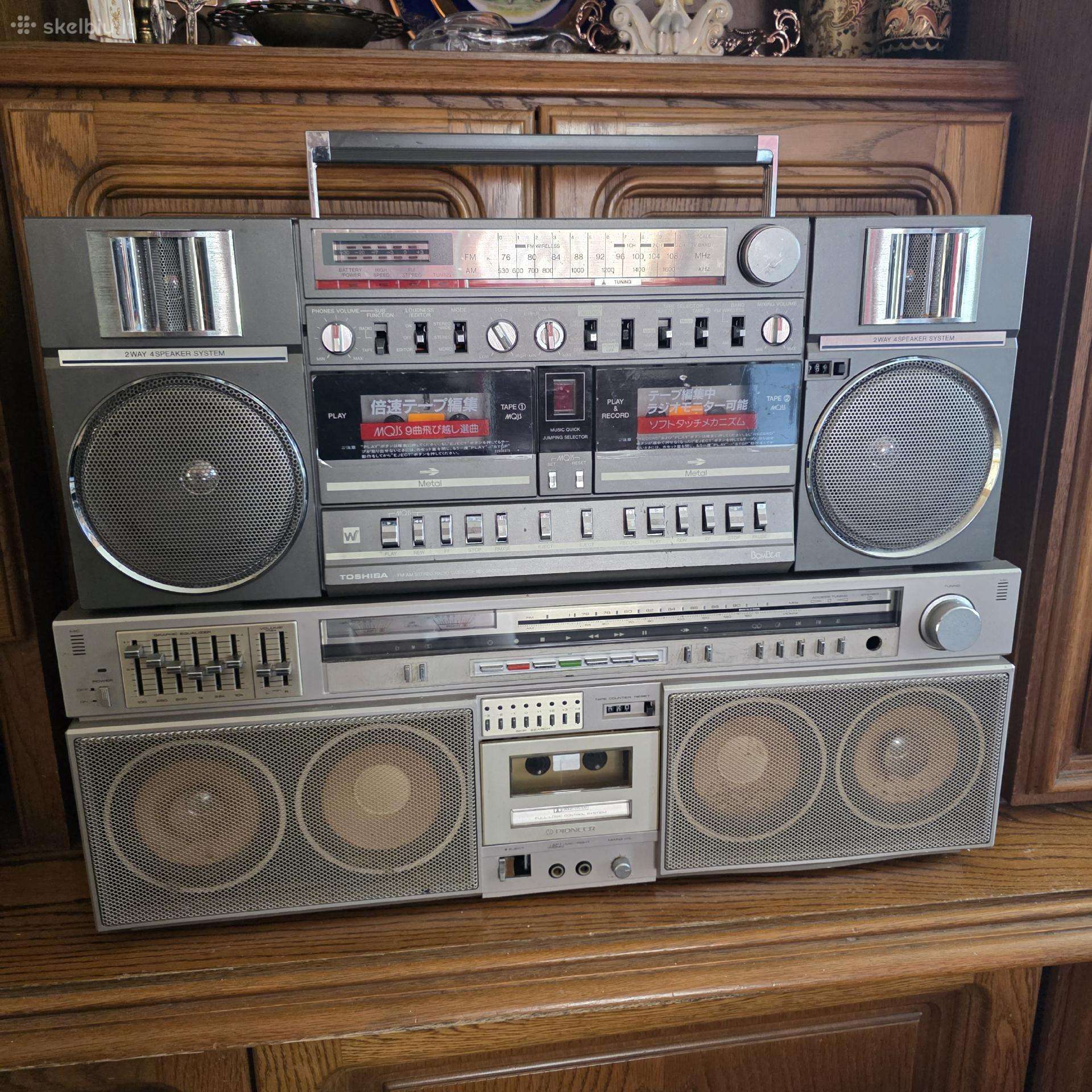 Toshiba Rt-s88 ir Pioneer Sk-900