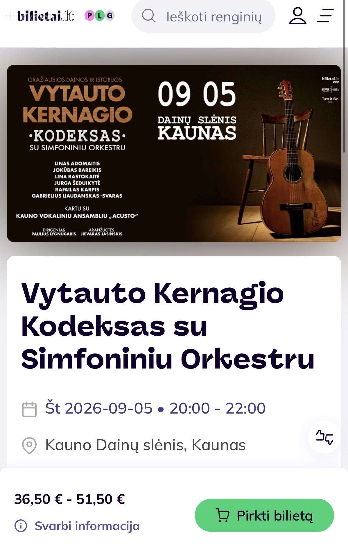 Du bilietai