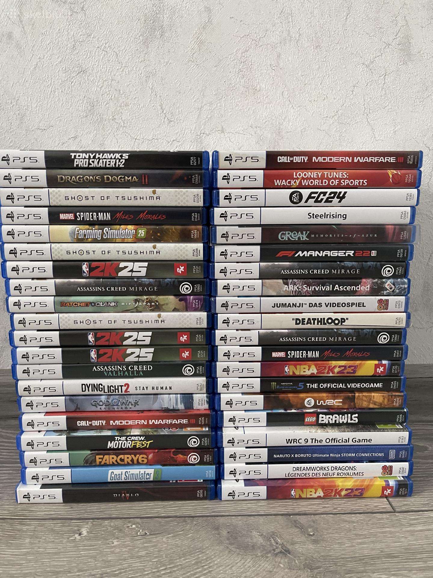 09-03 Ps5 Playstation 5 žadimai asmeninė kolekcija