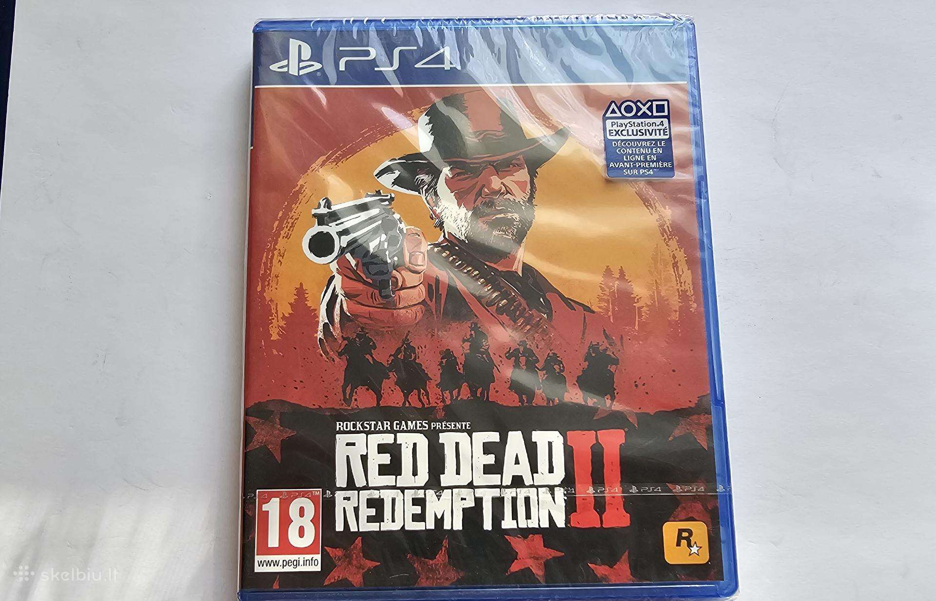 Sony Ps4 Red Dead redemption II - naujas