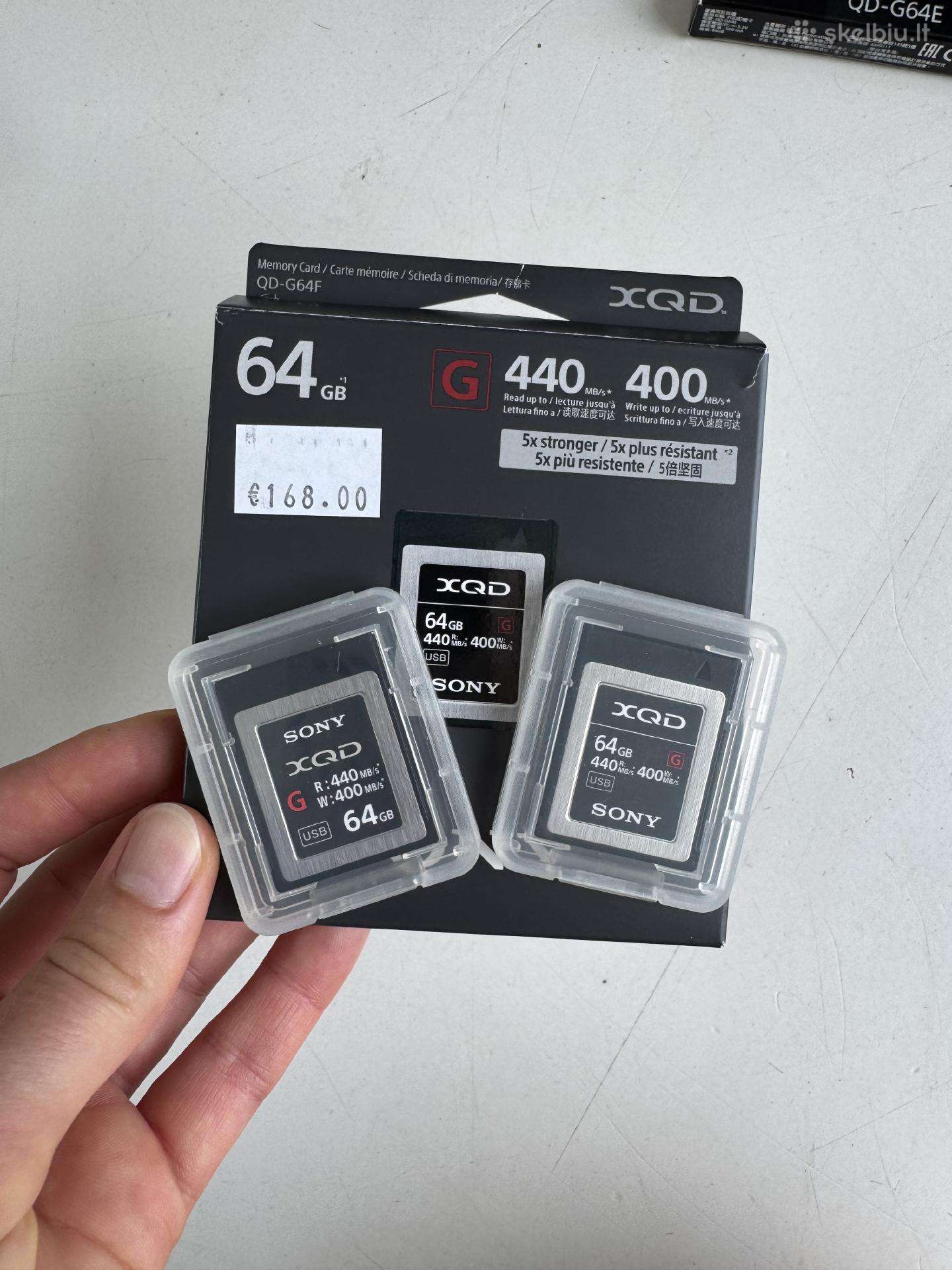 Sony Xqd atminties kortelė