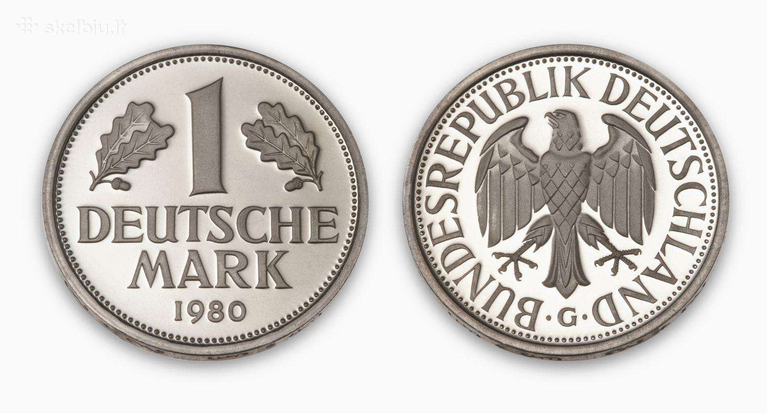 Perku Vokietijos markes po 0,45 Eur ir daugiau