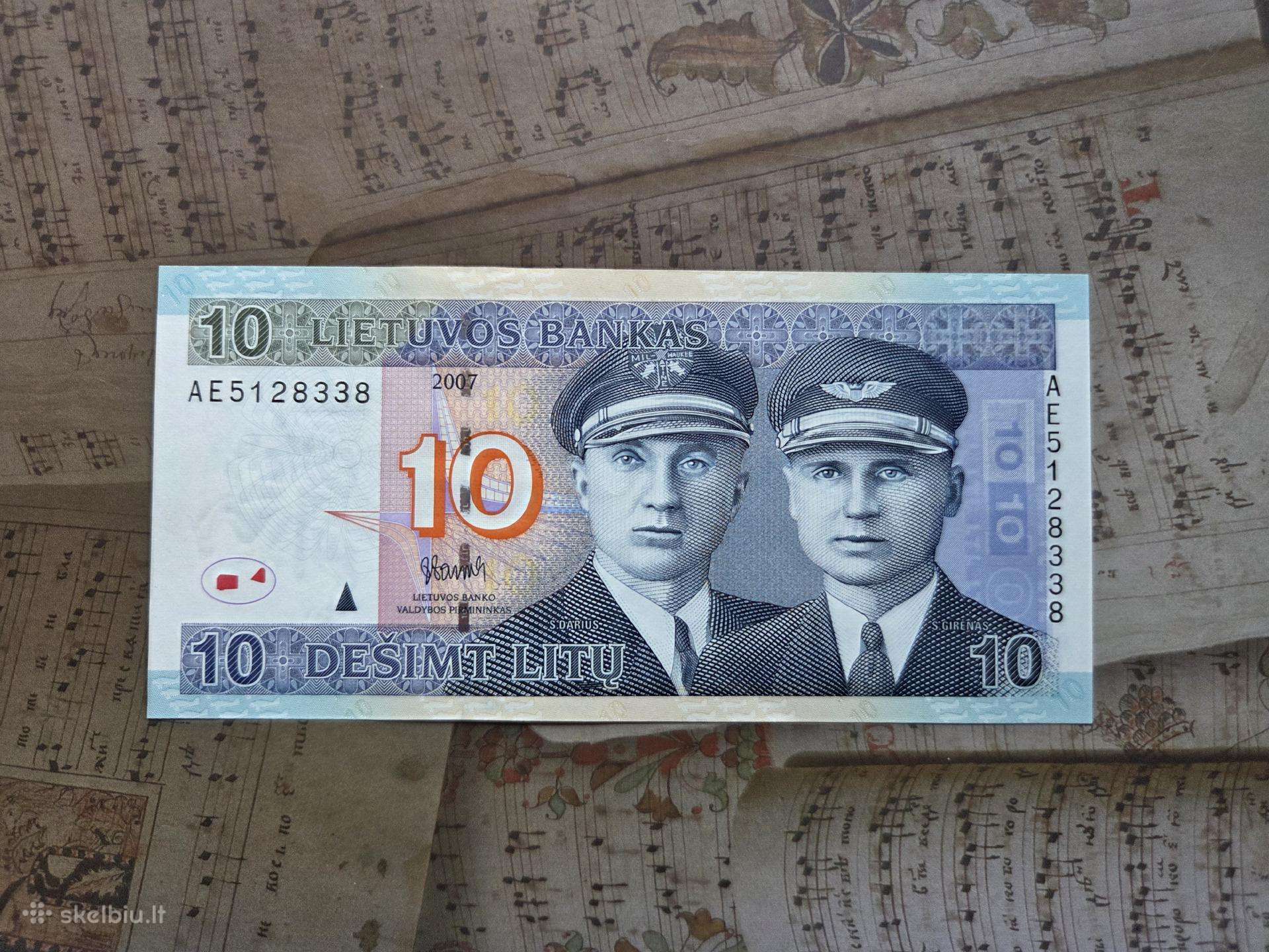 10 litų 2007 Lietuva