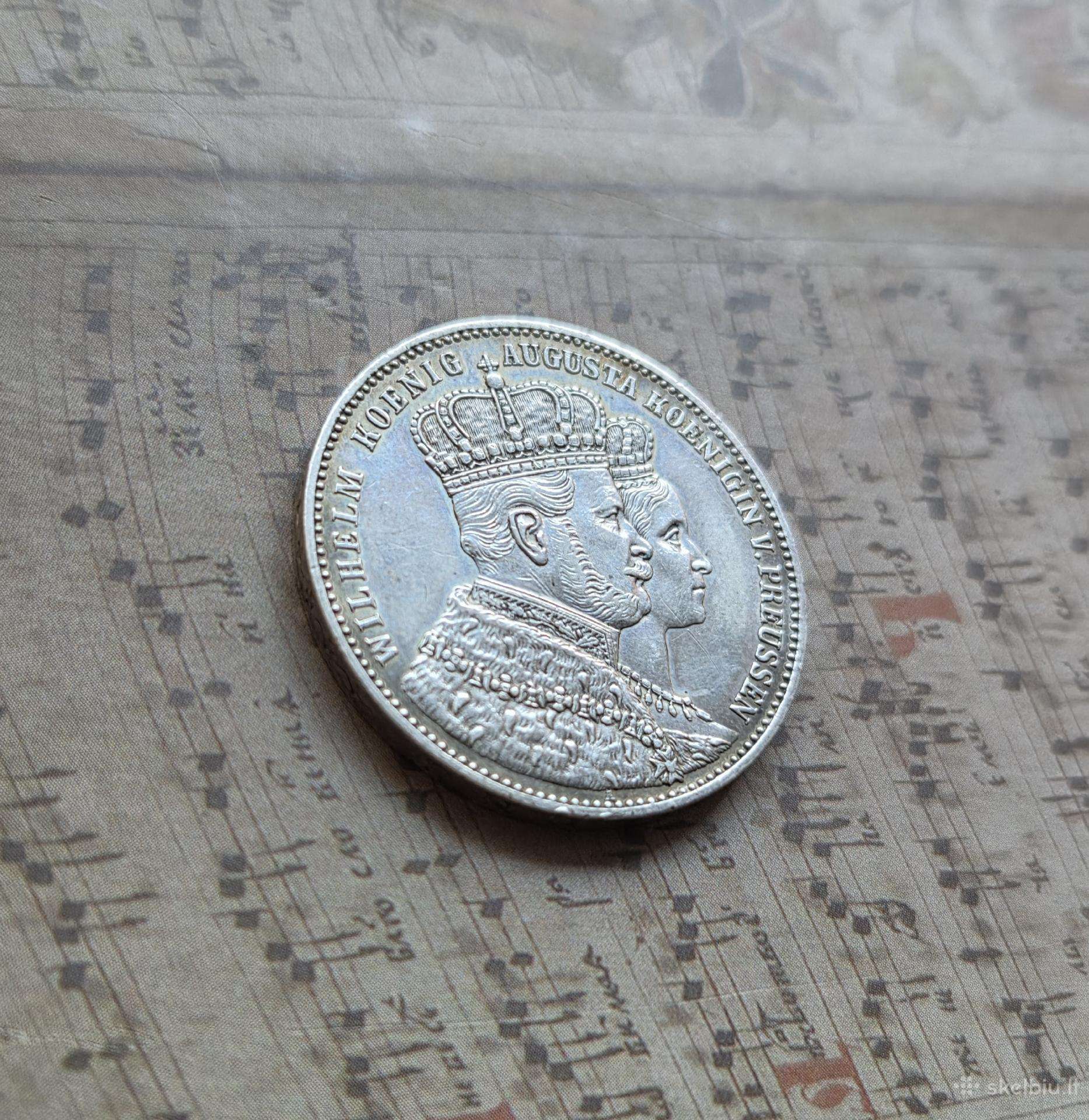 1 taleris 1861 Vokietija Prūsija - Vestuvės