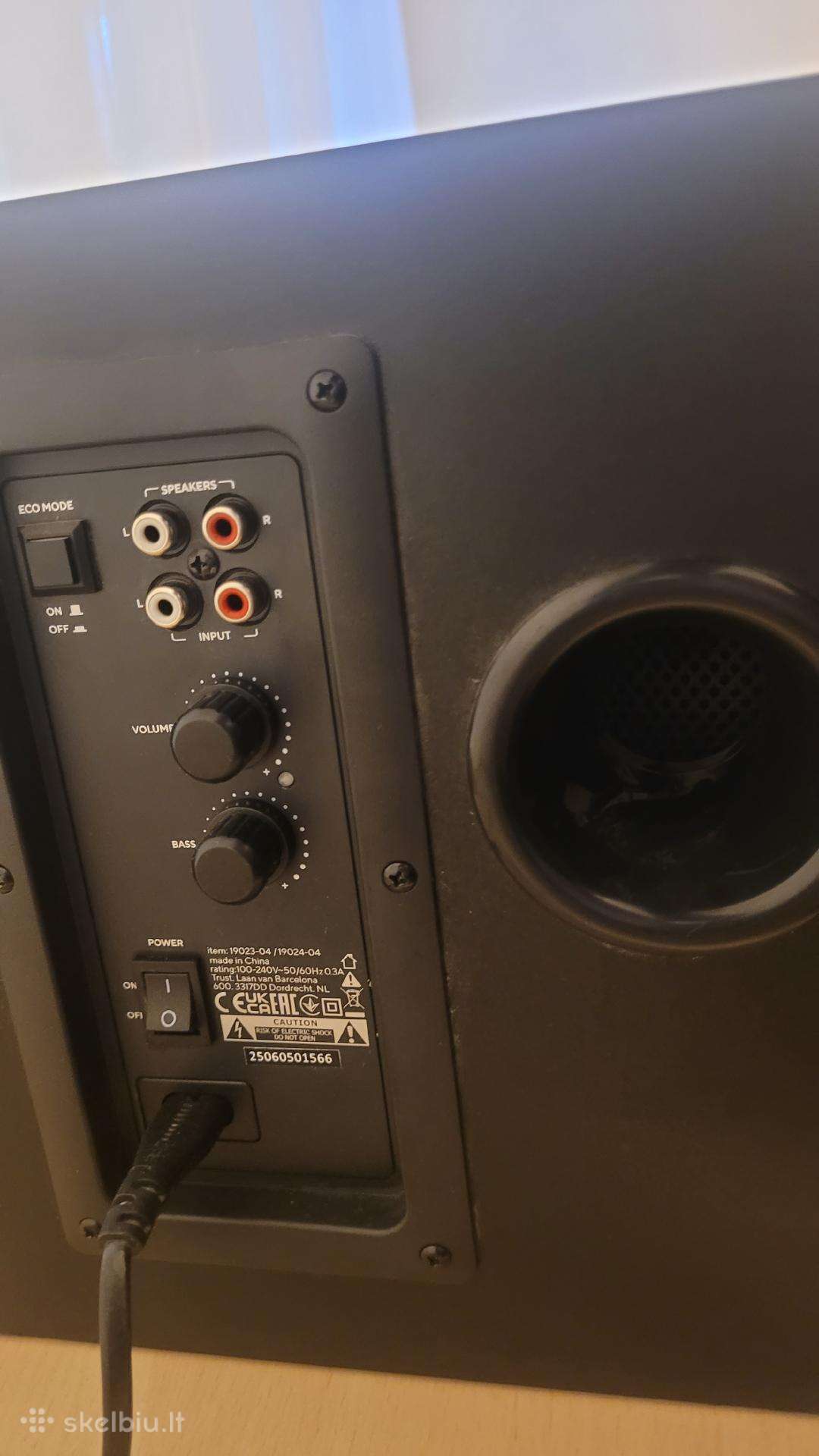 Parduodamos kalonėlės gaming x trust 120w 20€
