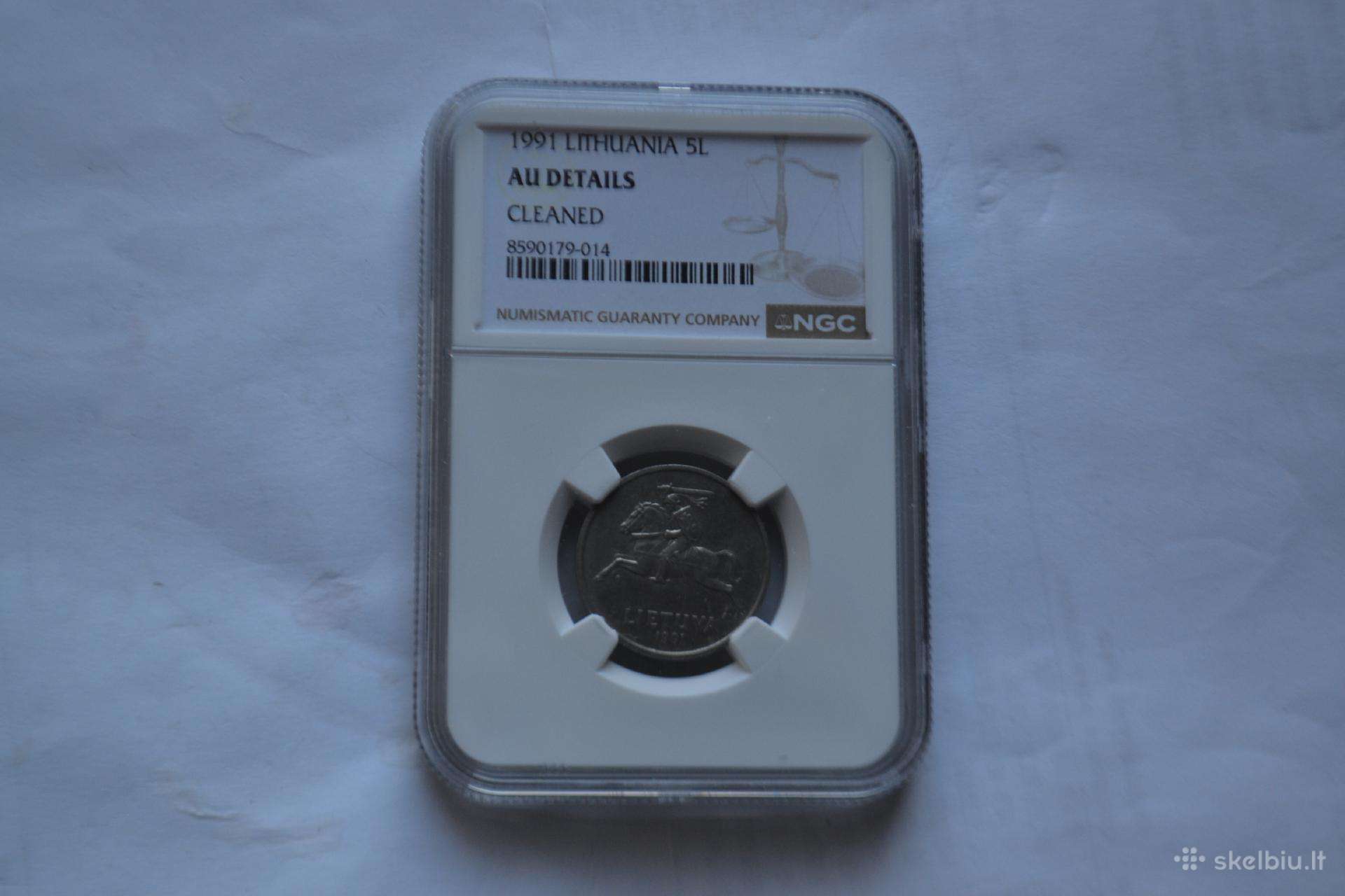 5 Litai 1991 m.