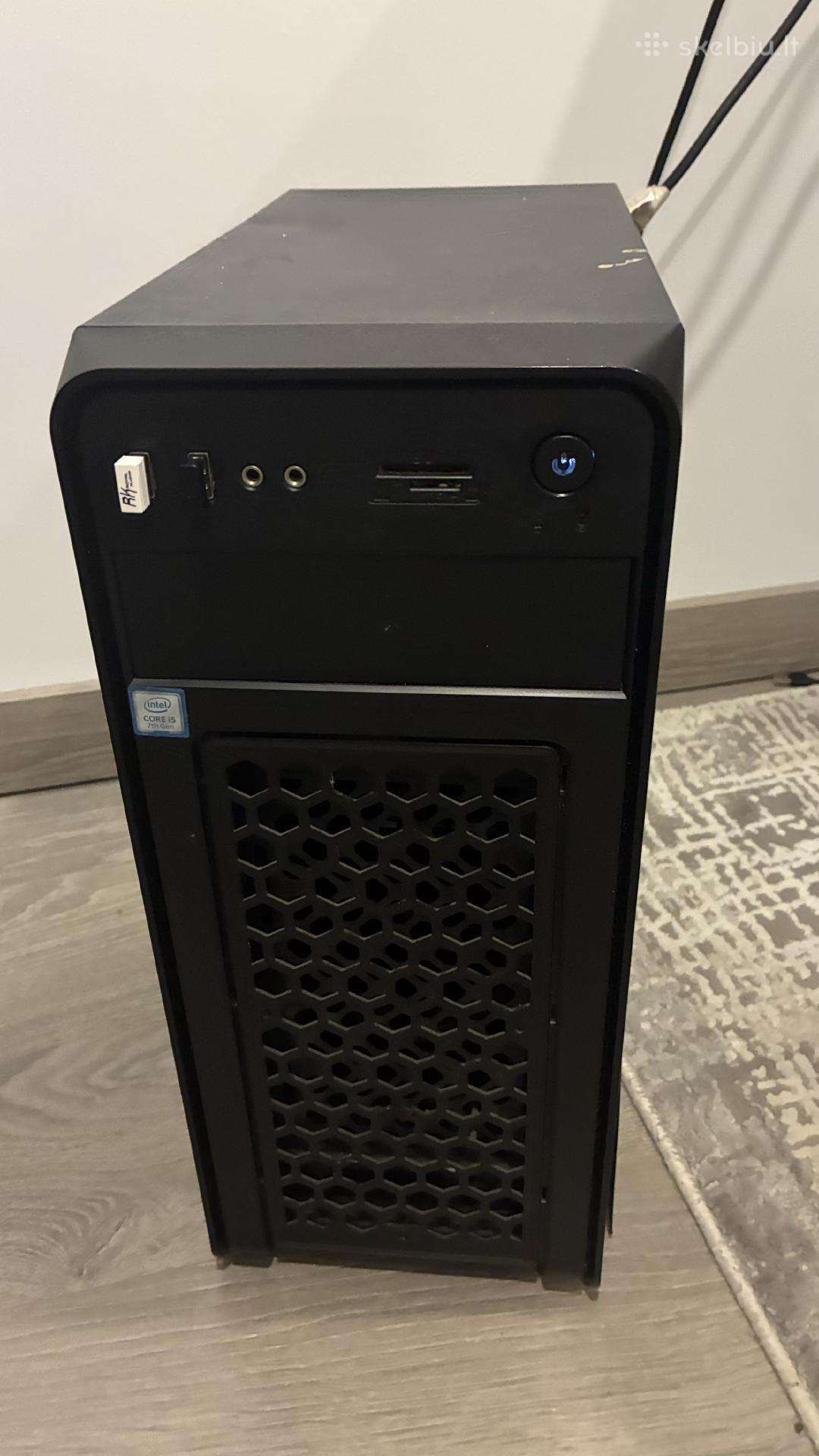 Žaidimų kompiuteris – i5-7400 / Gtx 1060 / 8gb Ddr
