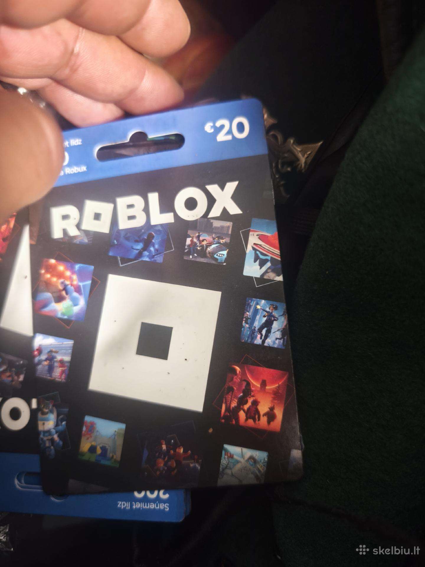 Roblox dovanų kortelės