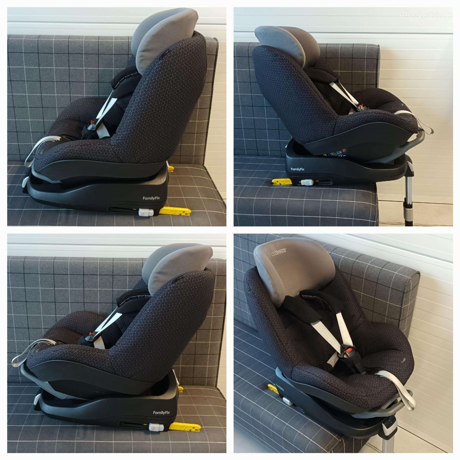 Maxi cosi Pearl auto kedute + Pebble + baze isofix
