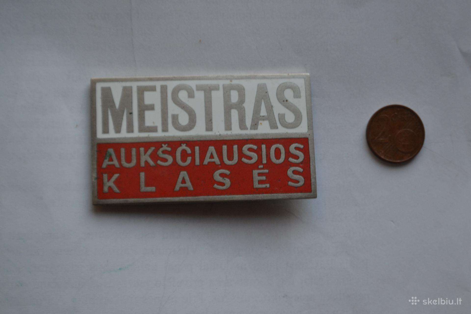 Meistras auksciausios klases