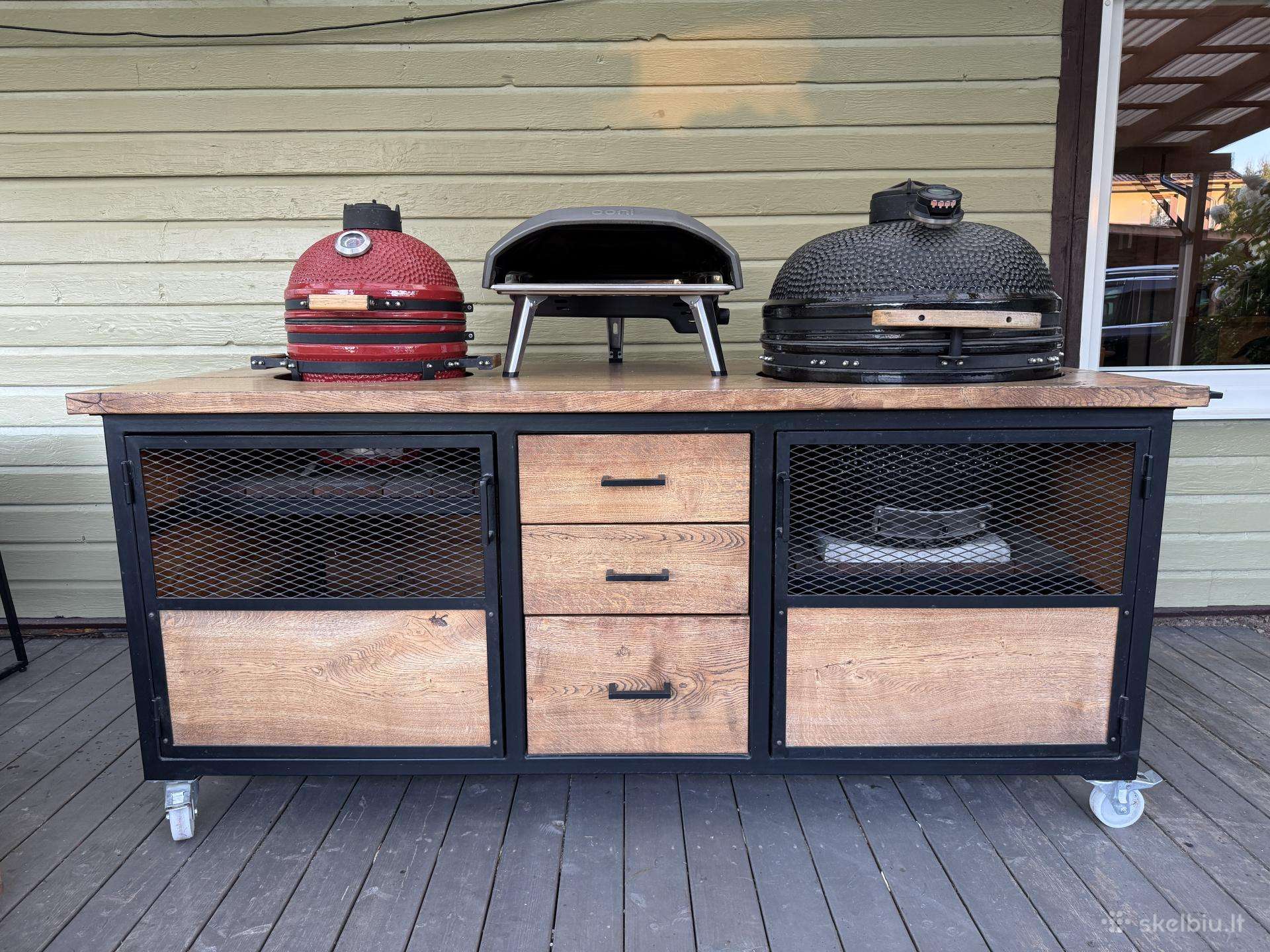 Kamado Bono Grande Limited+minimo ir grill stalas